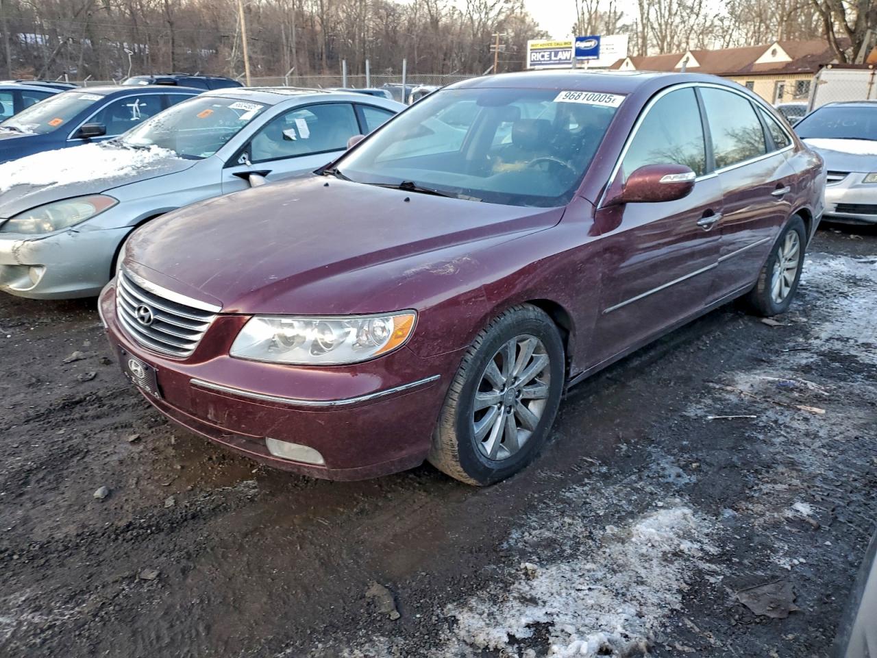 2009 Hyundai Azera Se Бордовый vin: KMHFC46F99A388630