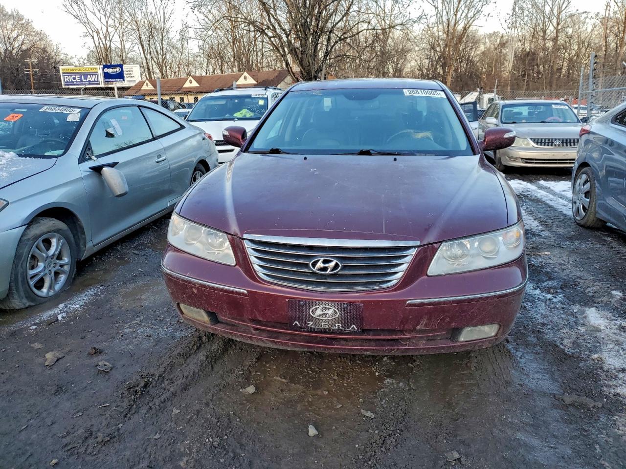 2009 Hyundai Azera Se Burgundy vin: KMHFC46F99A388630