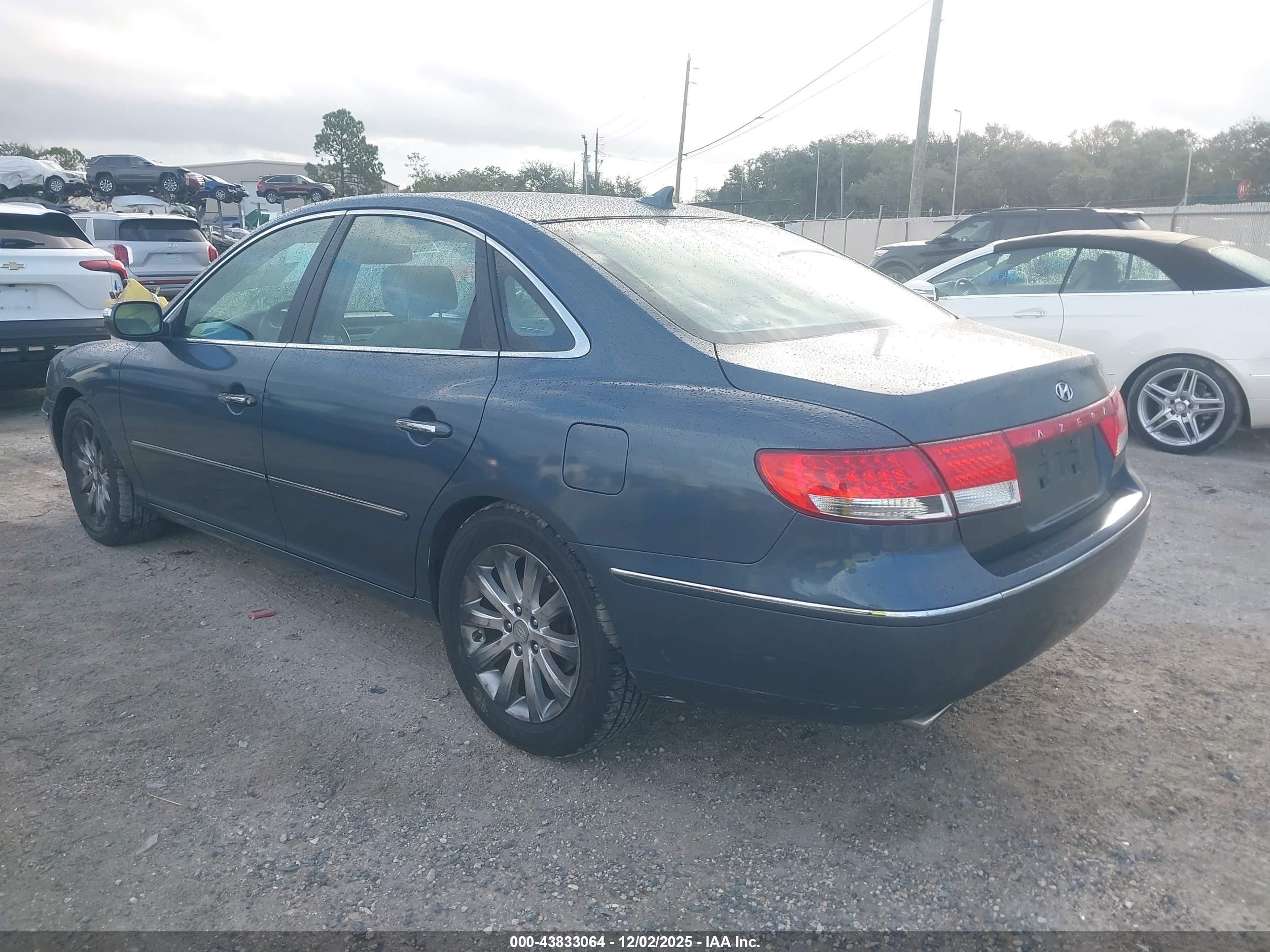 2009 Hyundai Azera Limited Blue vin: KMHFC46F99A392340