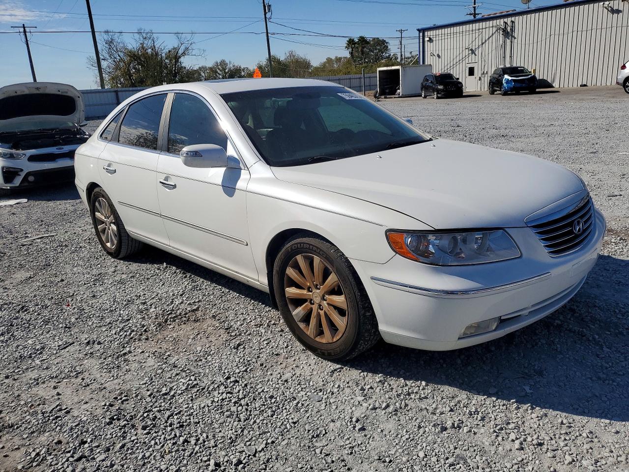 2009 Hyundai Azera Se White vin: KMHFC46FX9A360495