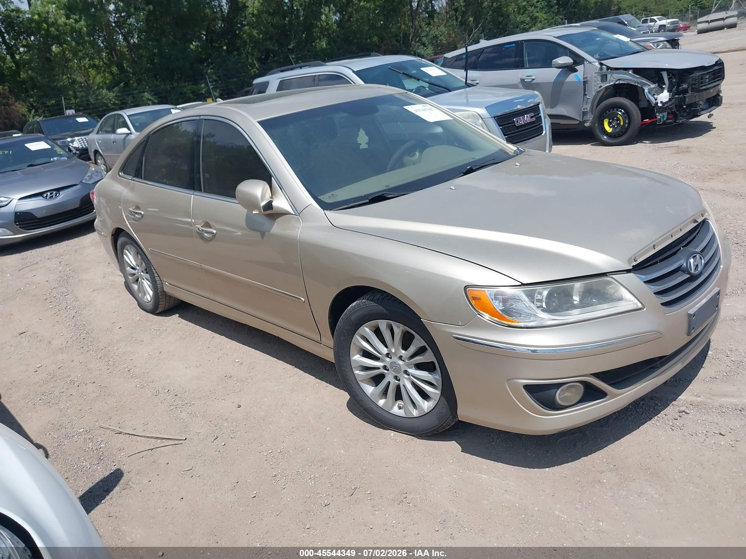 2011 Hyundai Azera Gls Gold vin: KMHFC4DD4BA533323