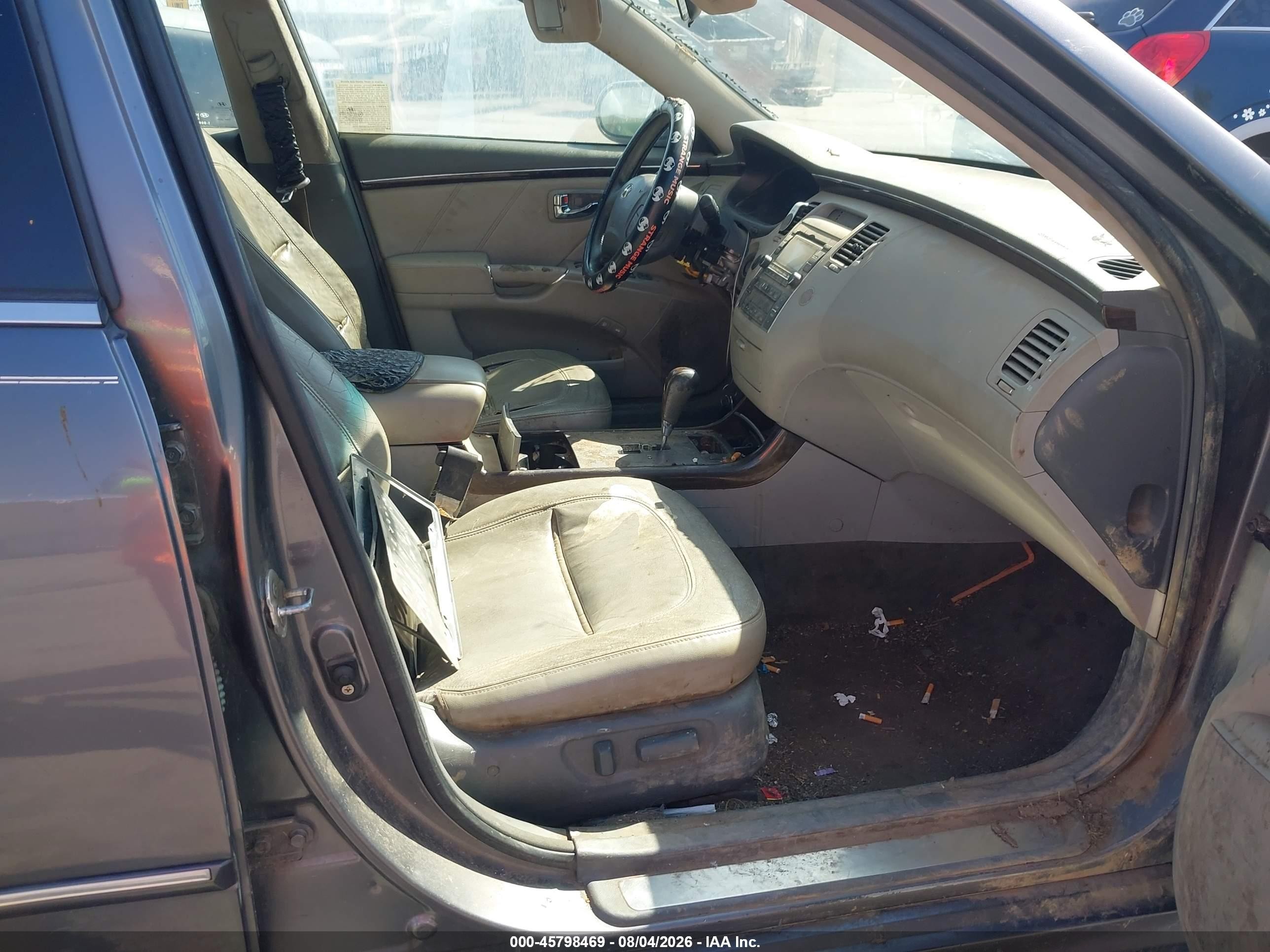 2011 Hyundai Azera Gls Серый vin: KMHFC4DD6BA535879