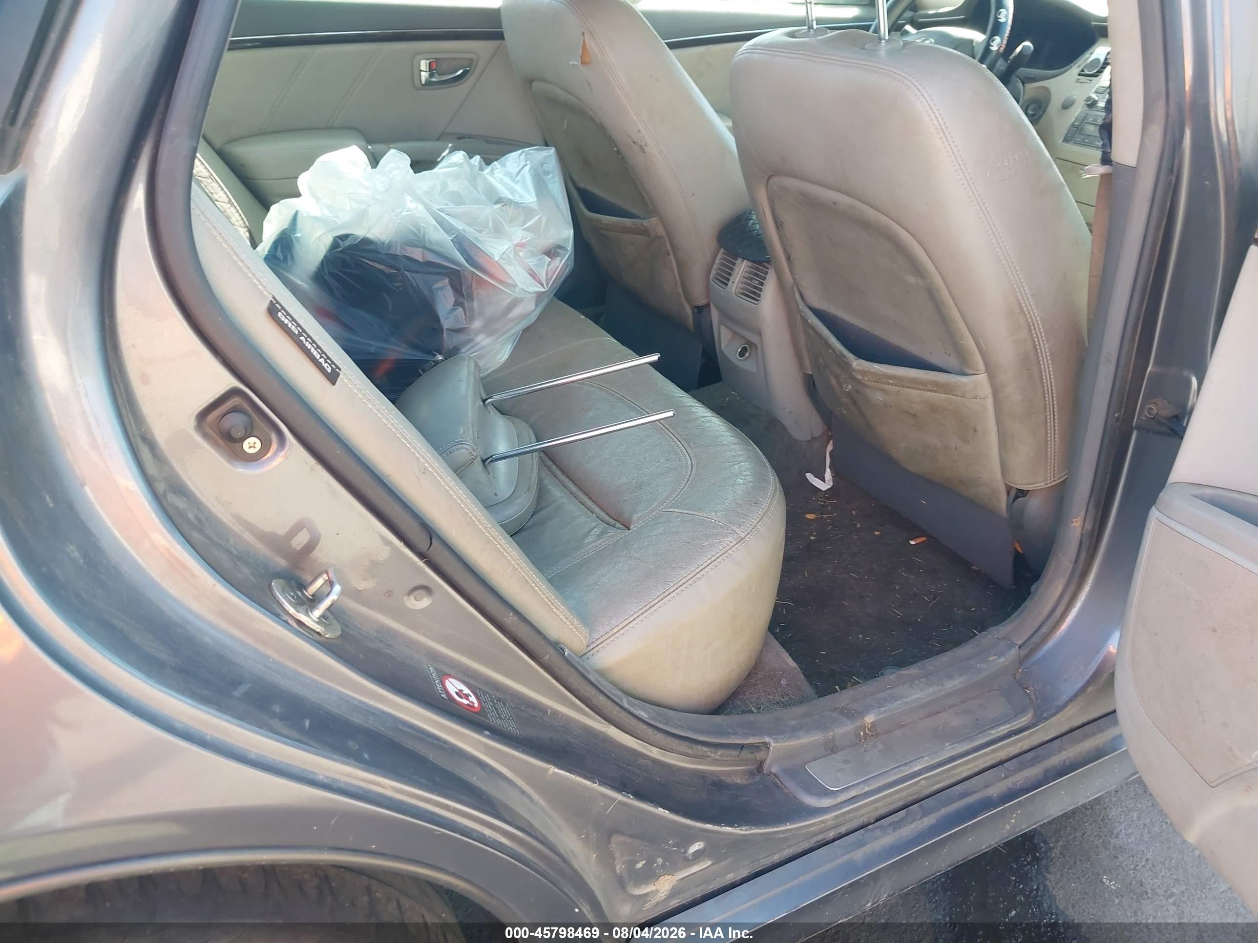 2011 Hyundai Azera Gls Серый vin: KMHFC4DD6BA535879