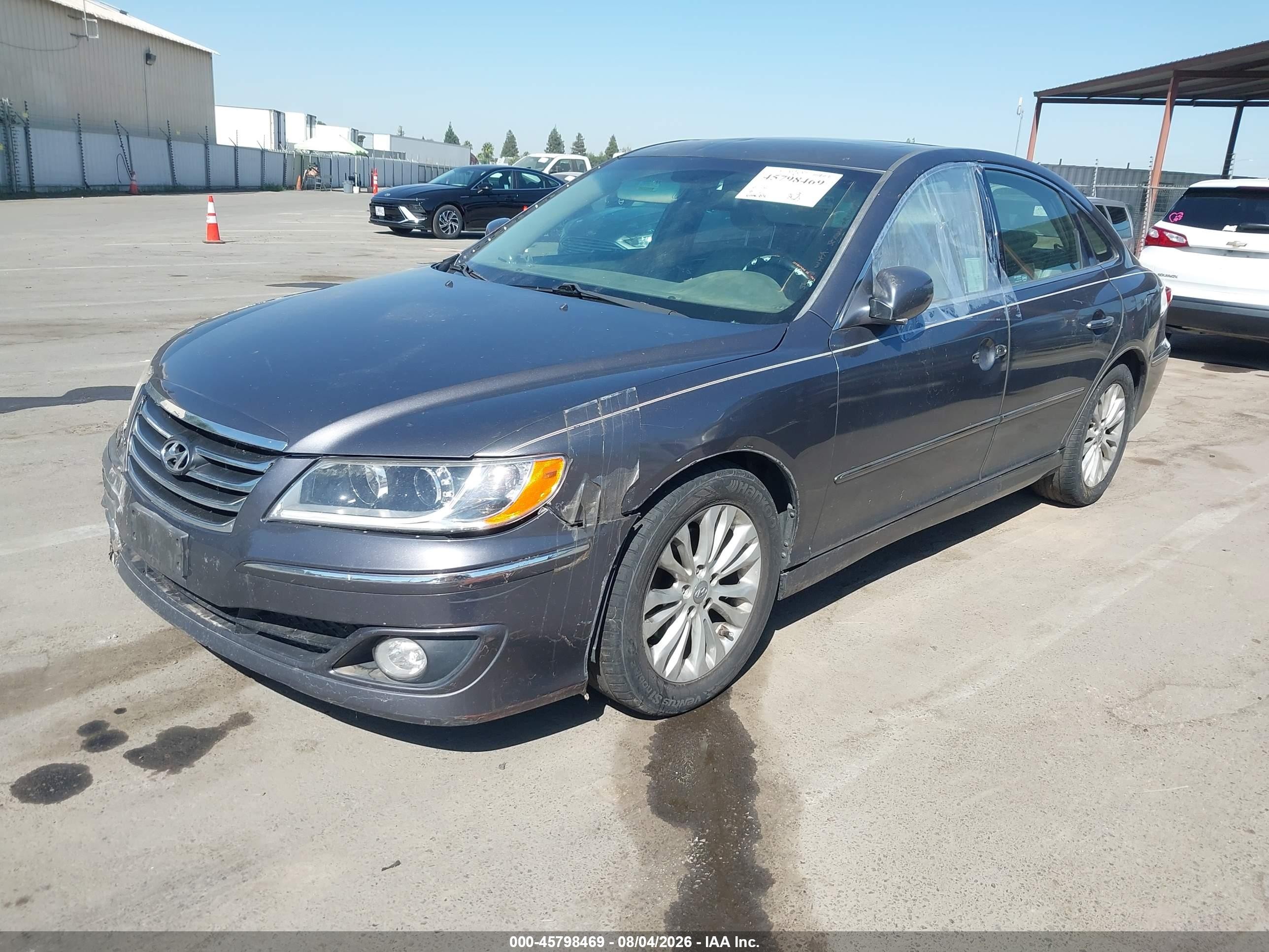 2011 Hyundai Azera Gls Серый vin: KMHFC4DD6BA535879
