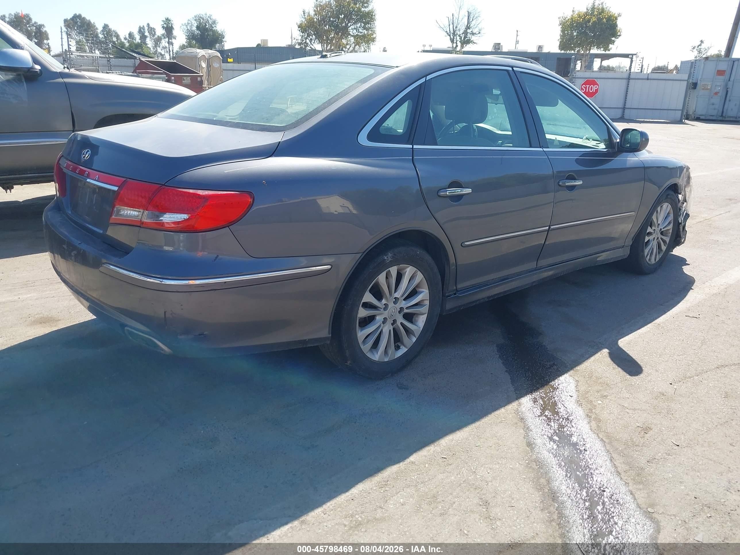 2011 Hyundai Azera Gls Серый vin: KMHFC4DD6BA535879