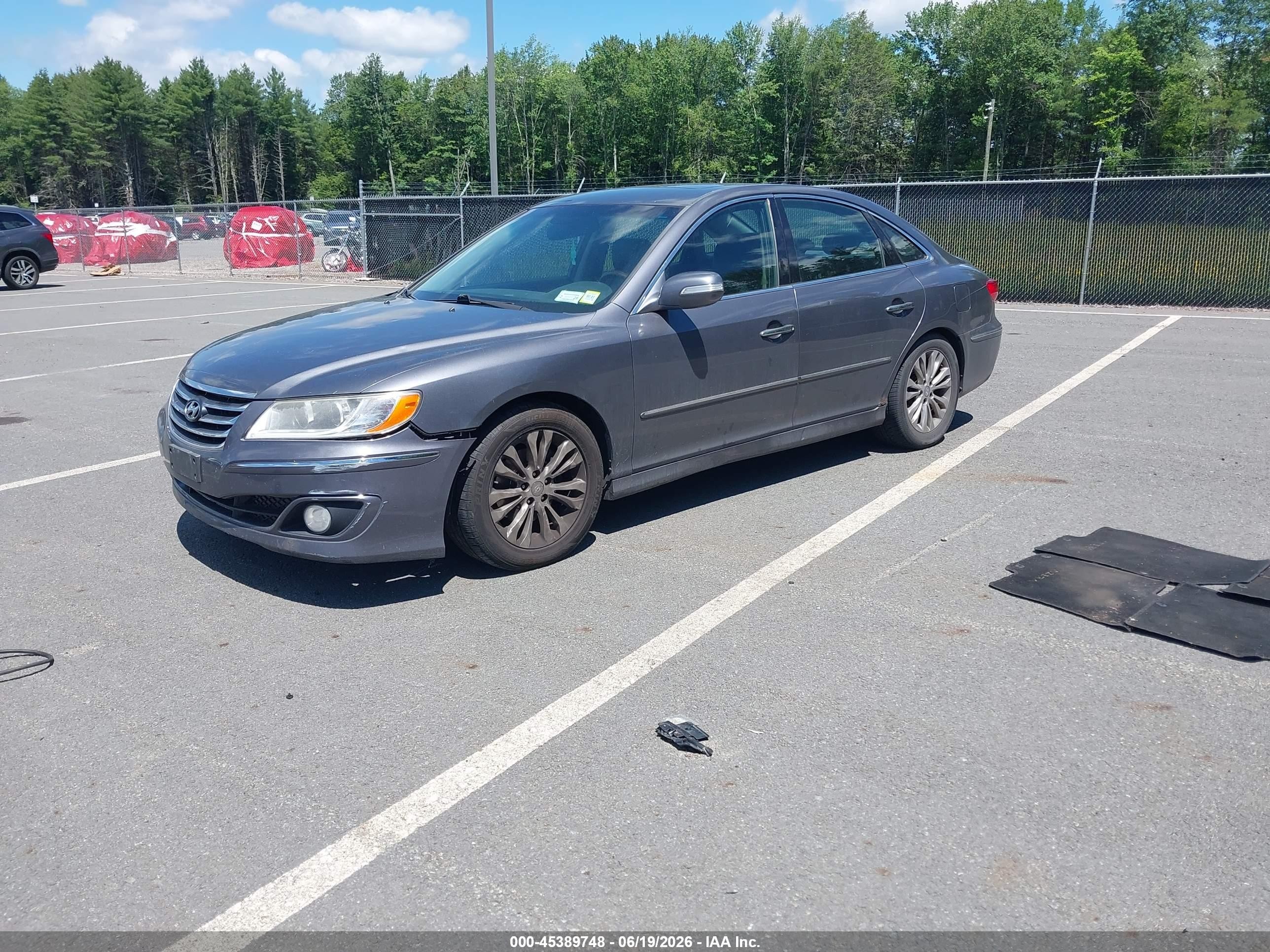 2011 Hyundai Azera Limited Gray vin: KMHFC4DF1BA536407