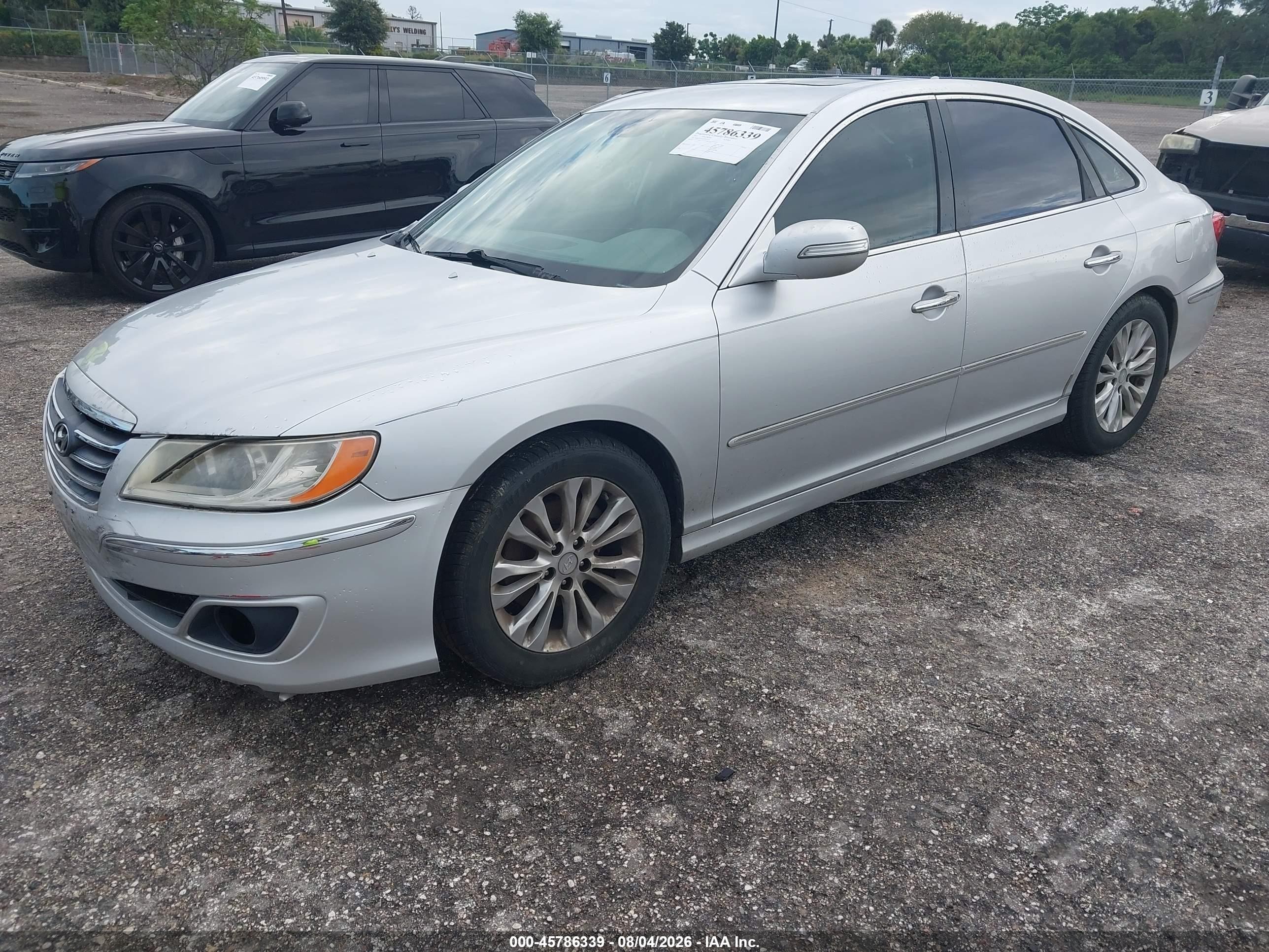 2011 Hyundai Azera Limited Серебряный vin: KMHFC4DF2BA536156