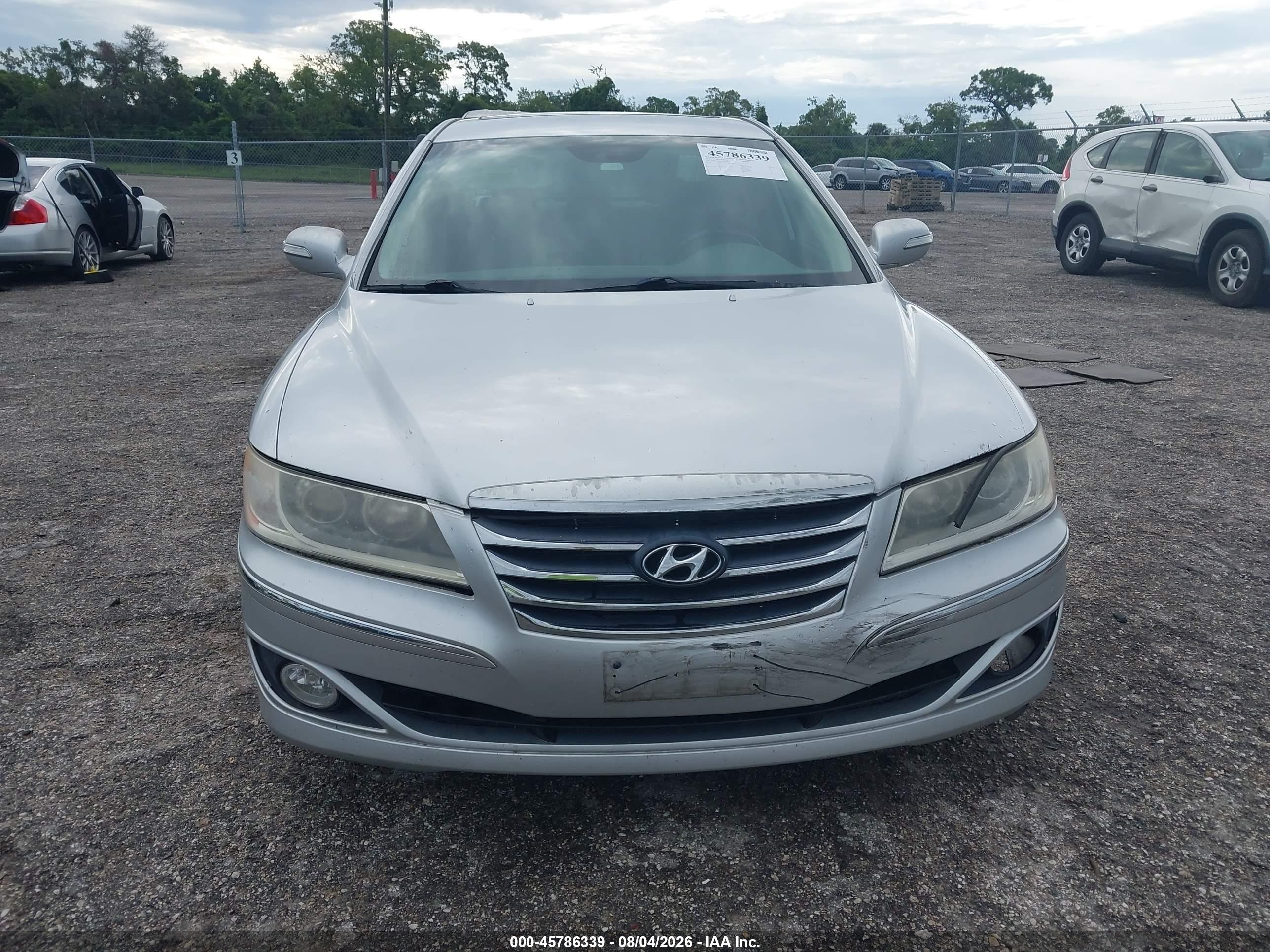2011 Hyundai Azera Limited Серебряный vin: KMHFC4DF2BA536156