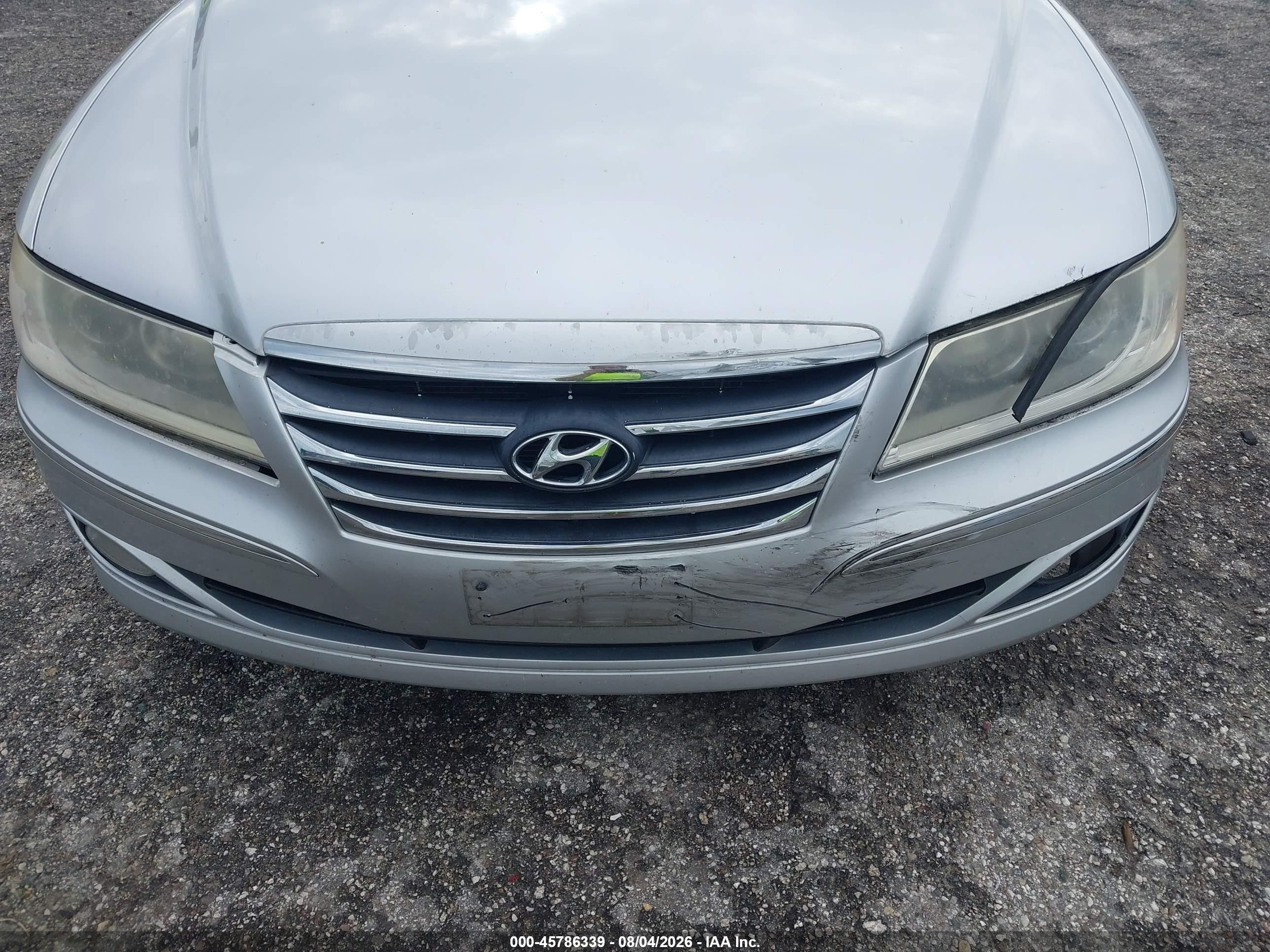 2011 Hyundai Azera Limited Серебряный vin: KMHFC4DF2BA536156