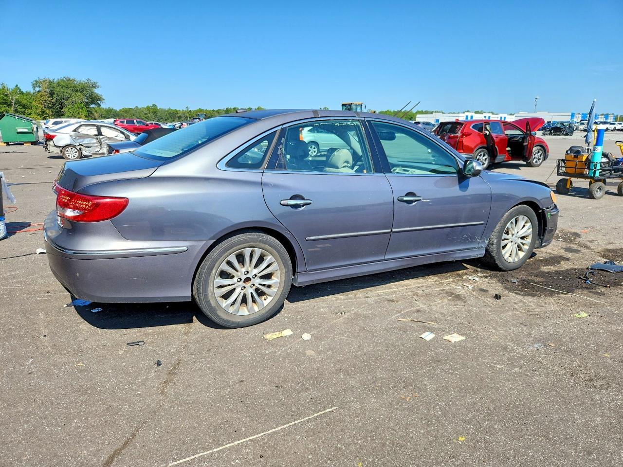 2011 Hyundai Azera Limited Серый vin: KMHFC4DF3BA526722