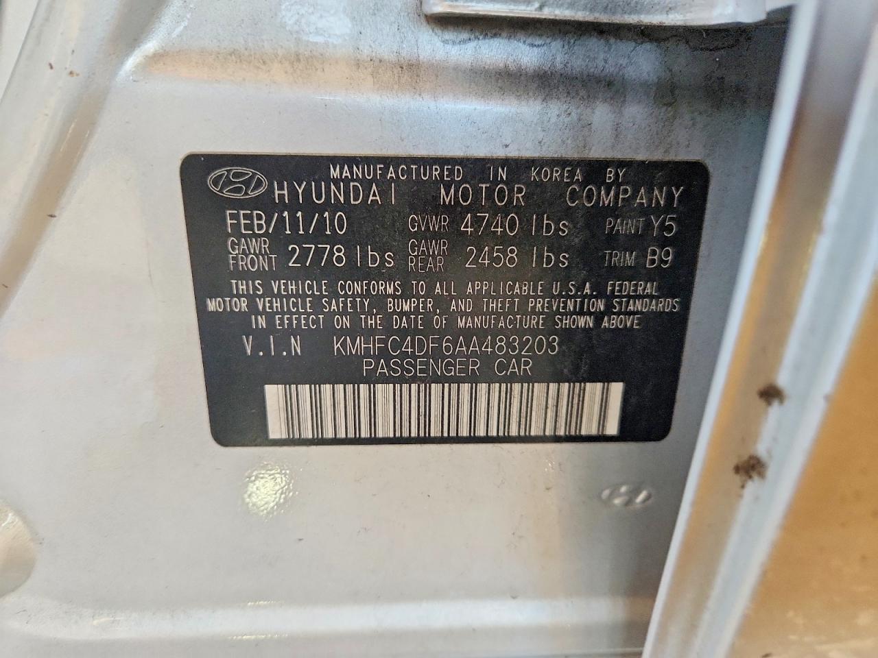 2010 Hyundai Azera Limited Серебряный vin: KMHFC4DF6AA483203