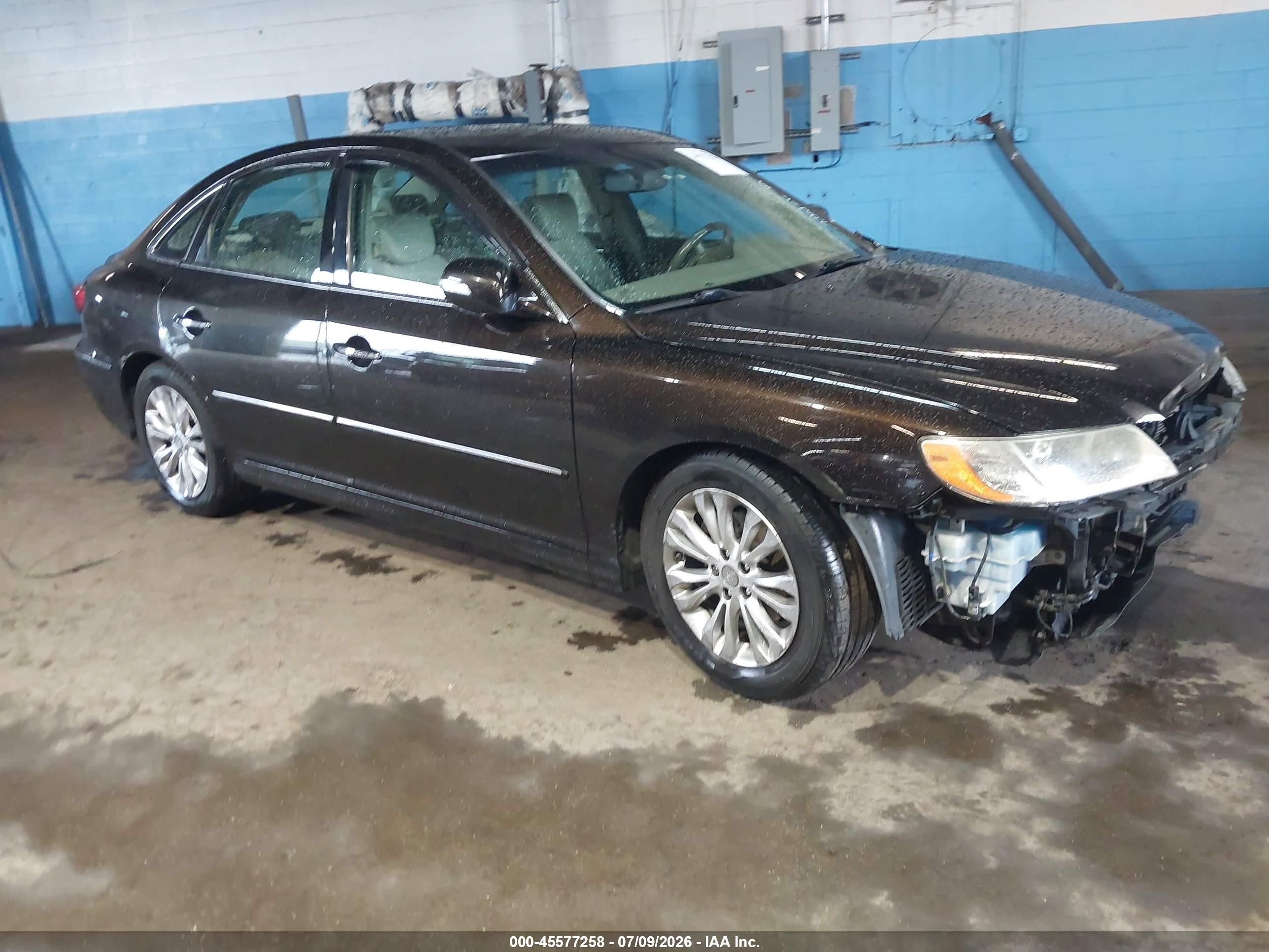 2011 Hyundai Azera Limited Коричневый vin: KMHFC4DF6BA526696