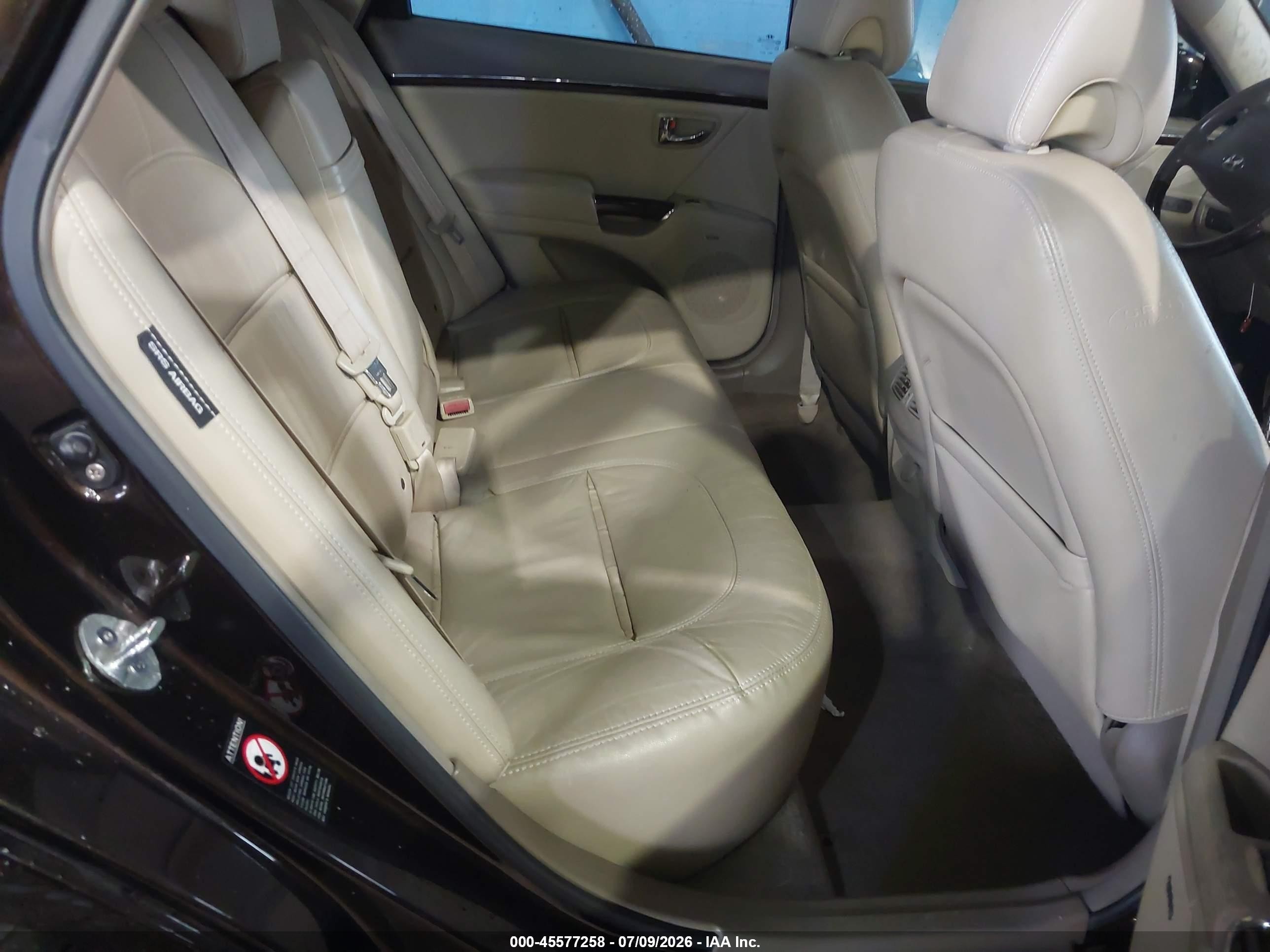 2011 Hyundai Azera Limited Коричневый vin: KMHFC4DF6BA526696