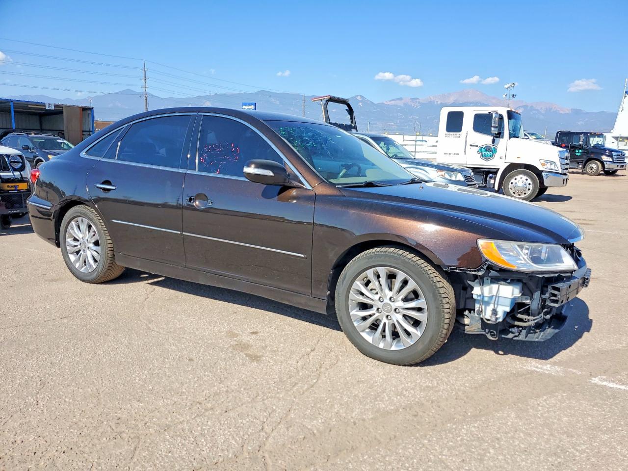2011 Hyundai Azera Limited Коричневый vin: KMHFC4DF7BA516758