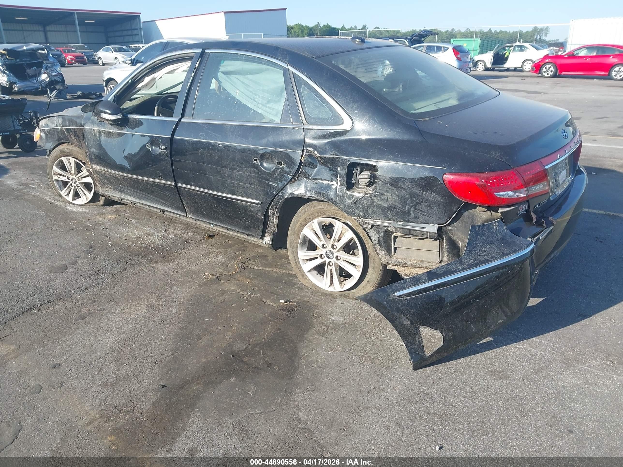 2011 Hyundai Azera Limited Black vin: KMHFC4DF8BA526943