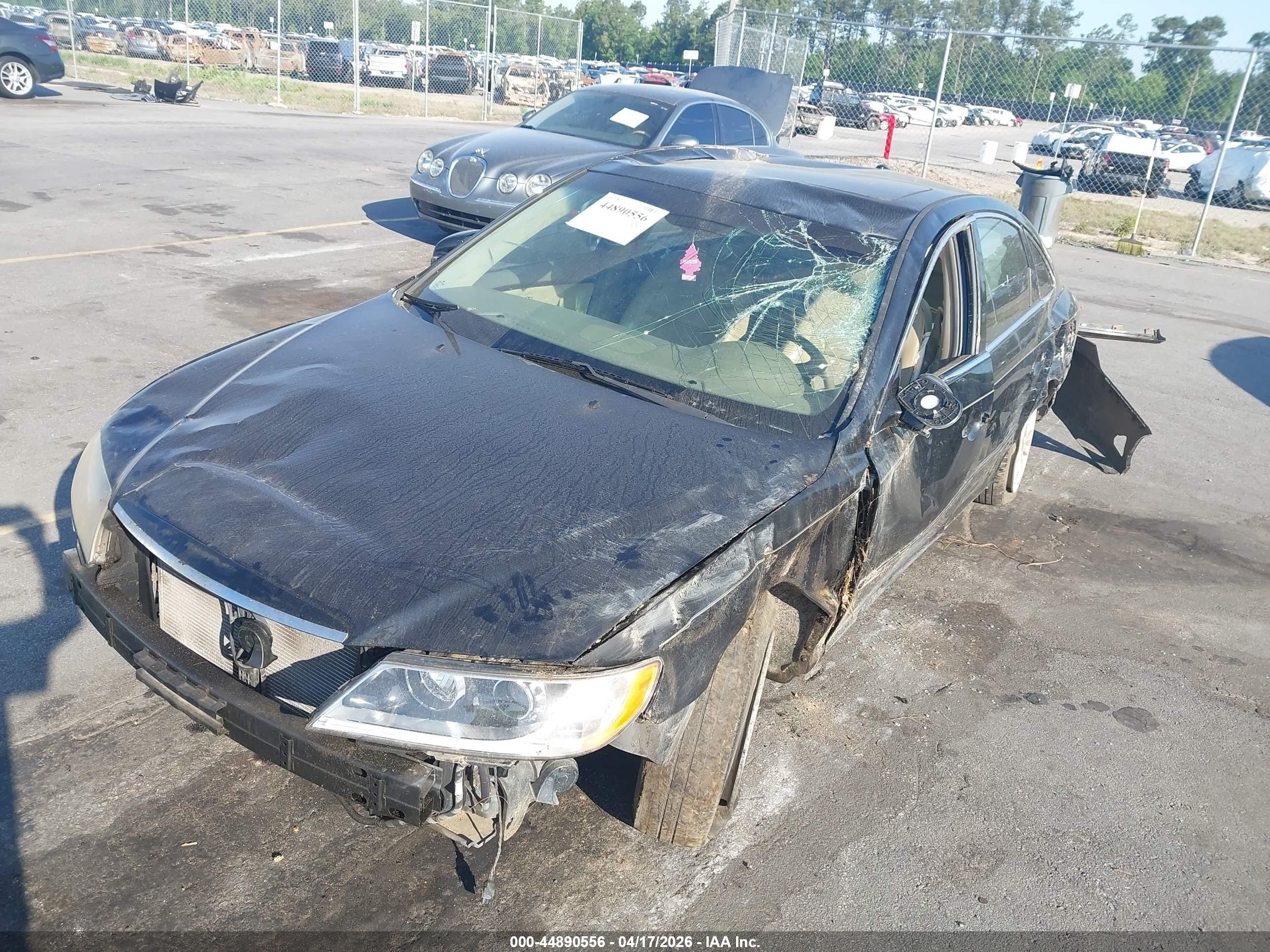 2011 Hyundai Azera Limited Black vin: KMHFC4DF8BA526943