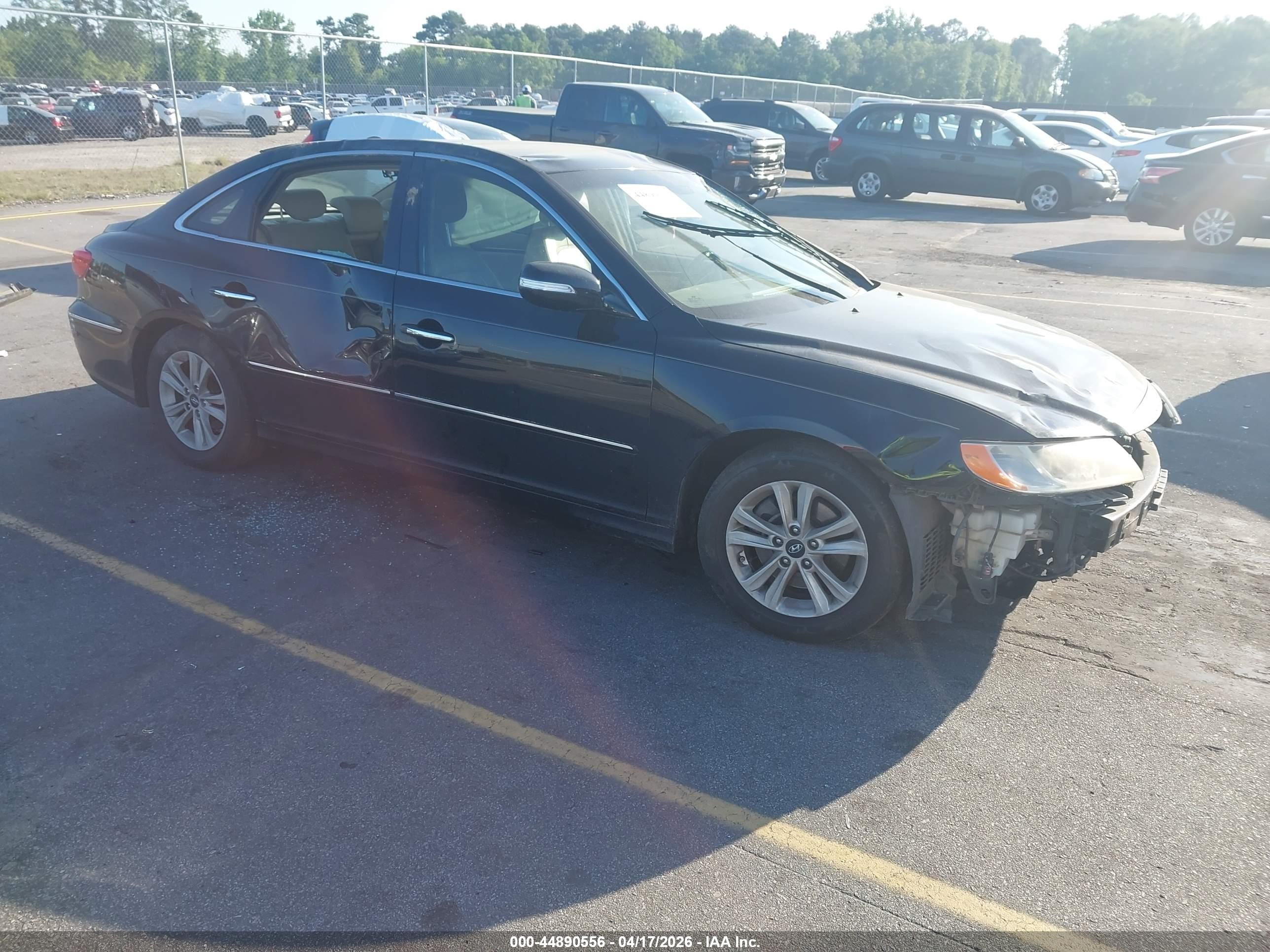 2011 Hyundai Azera Limited Black vin: KMHFC4DF8BA526943