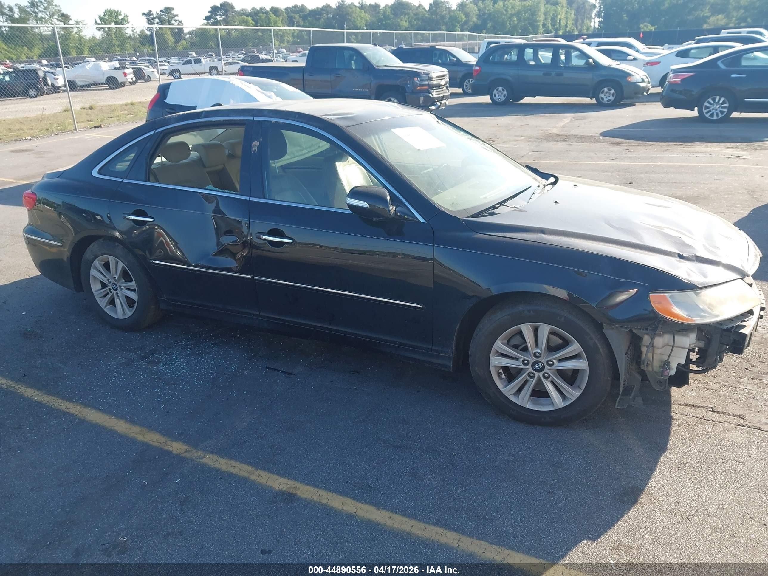 2011 Hyundai Azera Limited Black vin: KMHFC4DF8BA526943