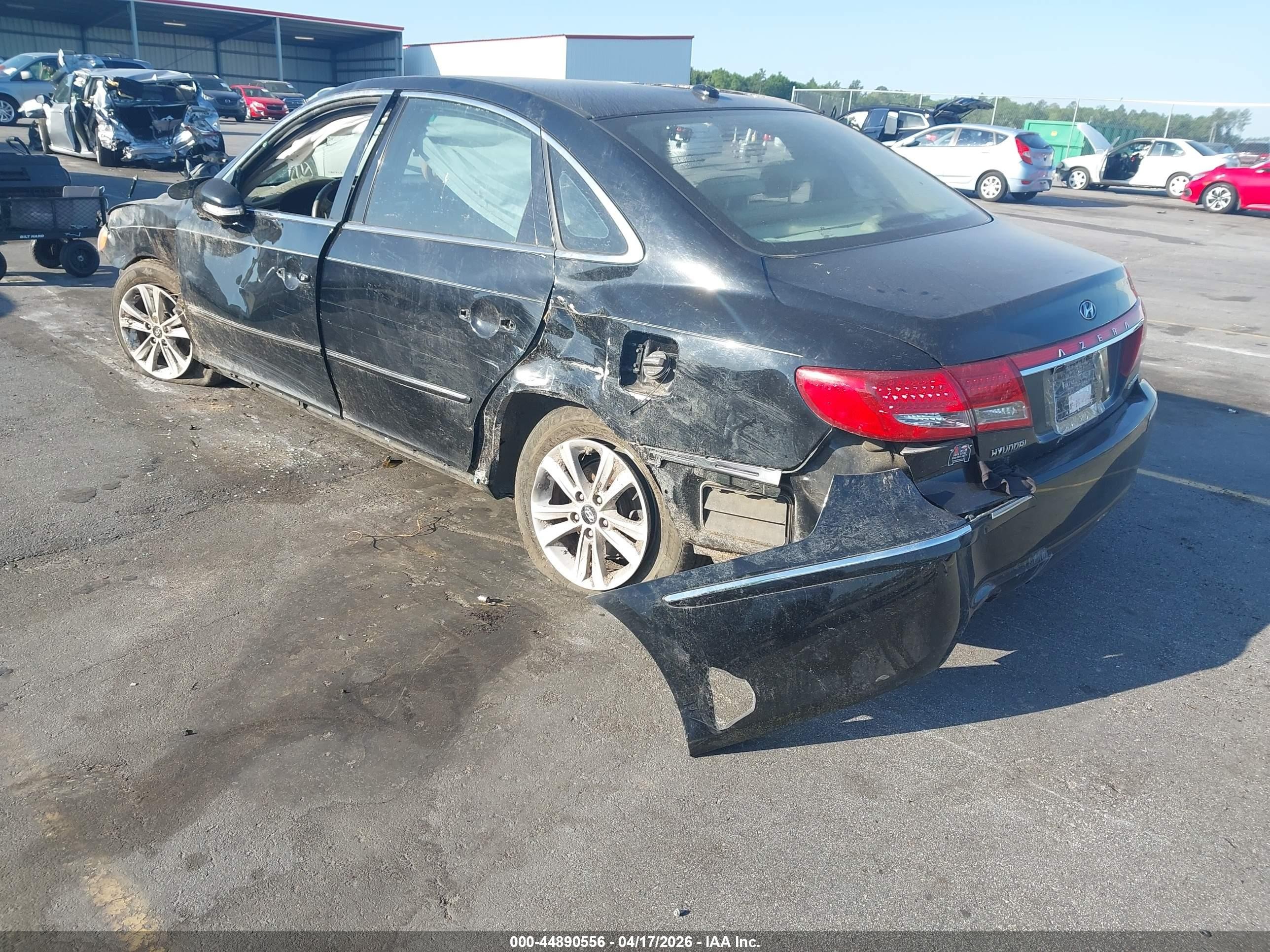 2011 Hyundai Azera Limited Black vin: KMHFC4DF8BA526943