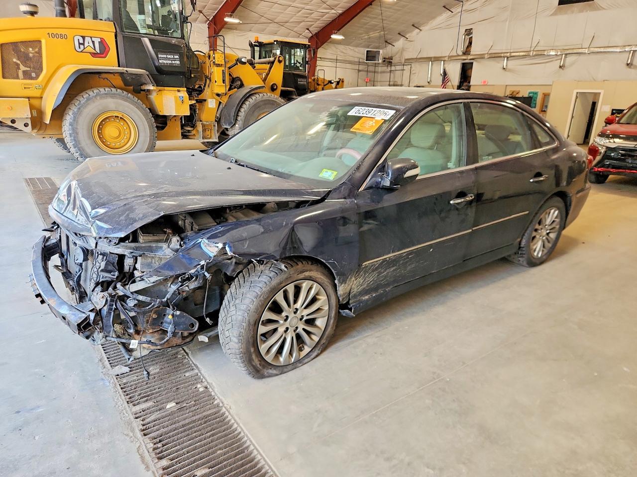 2011 Hyundai Azera Limited Черный vin: KMHFC4DF9BA537272