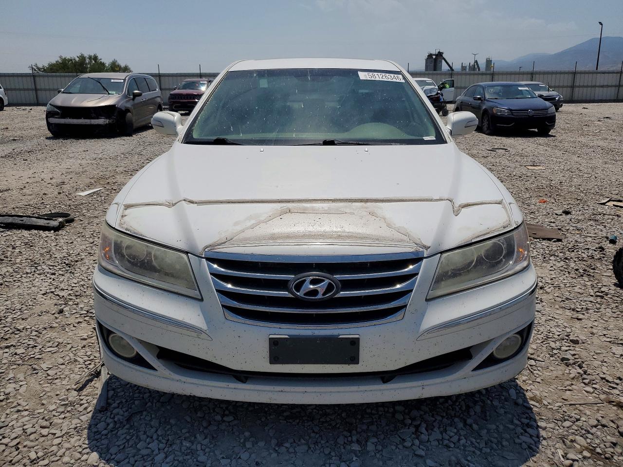 2011 Hyundai Azera Limited White vin: KMHFC4DF9BA539474