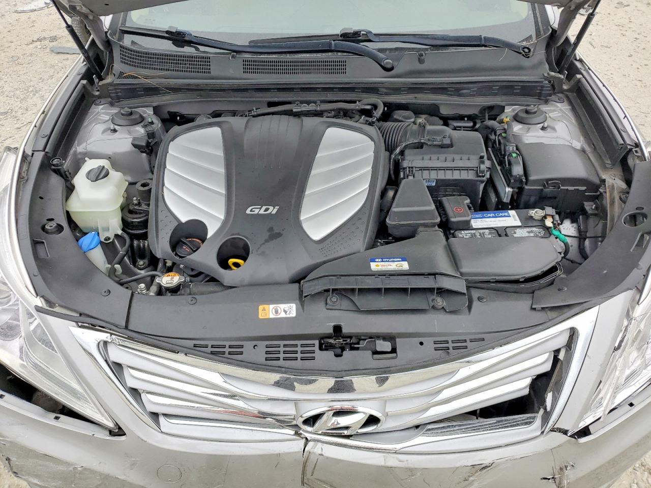 2013 Hyundai Azera Base Серебряный vin: KMHFG4JG0DA231128