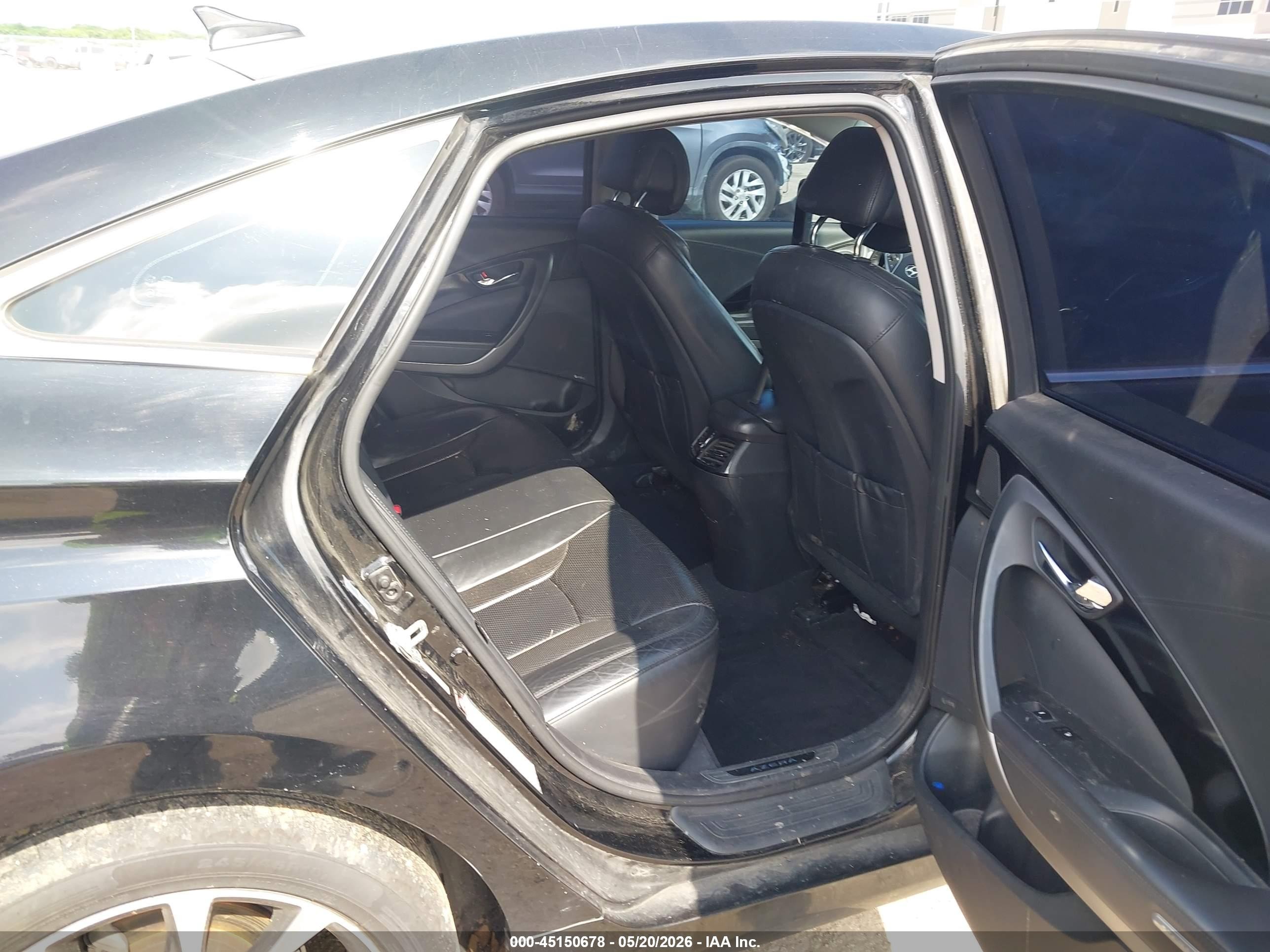 2015 Hyundai Azera   Черный vin: KMHFG4JG1FA453051