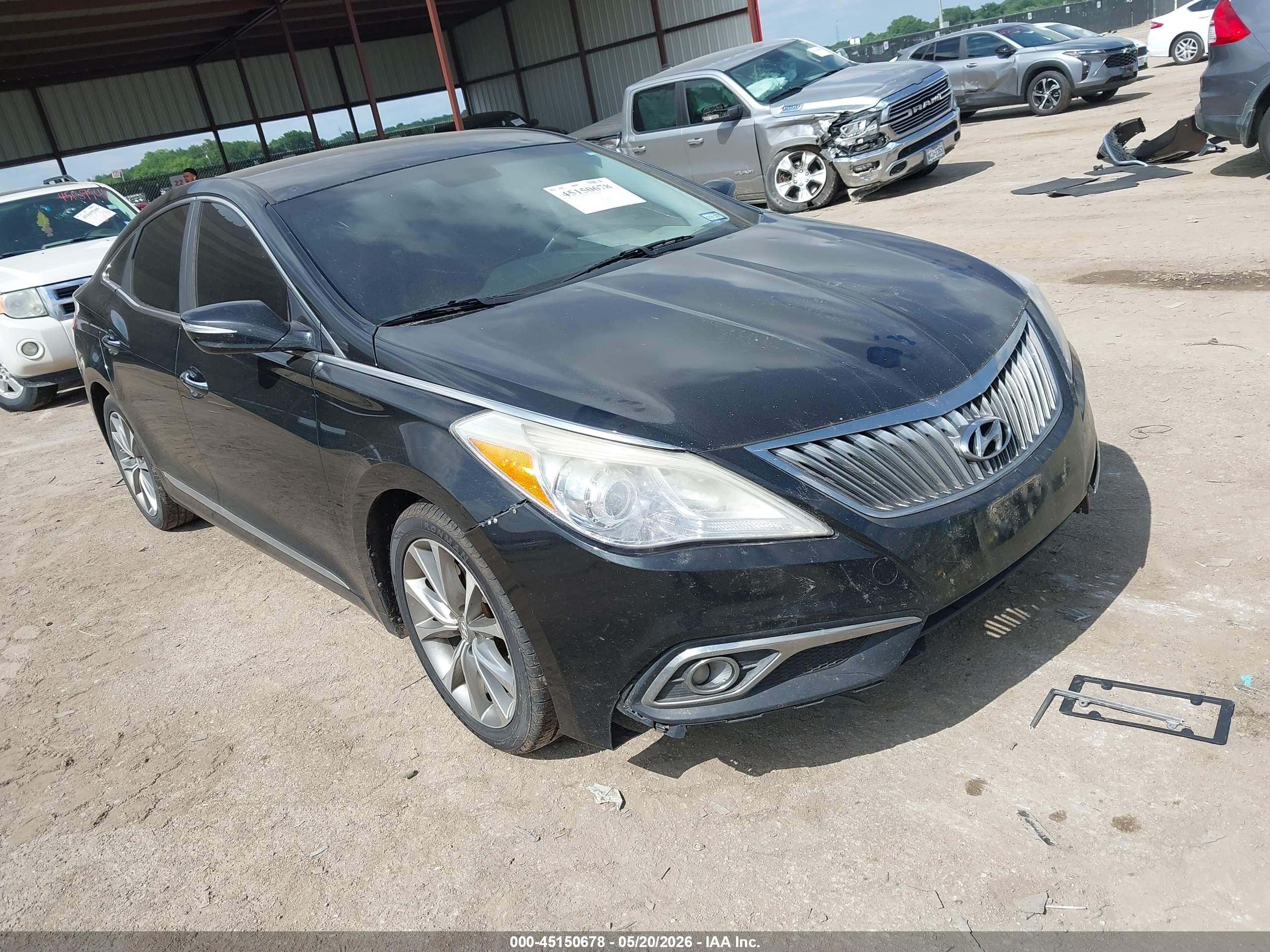2015 Hyundai Azera   Черный vin: KMHFG4JG1FA453051