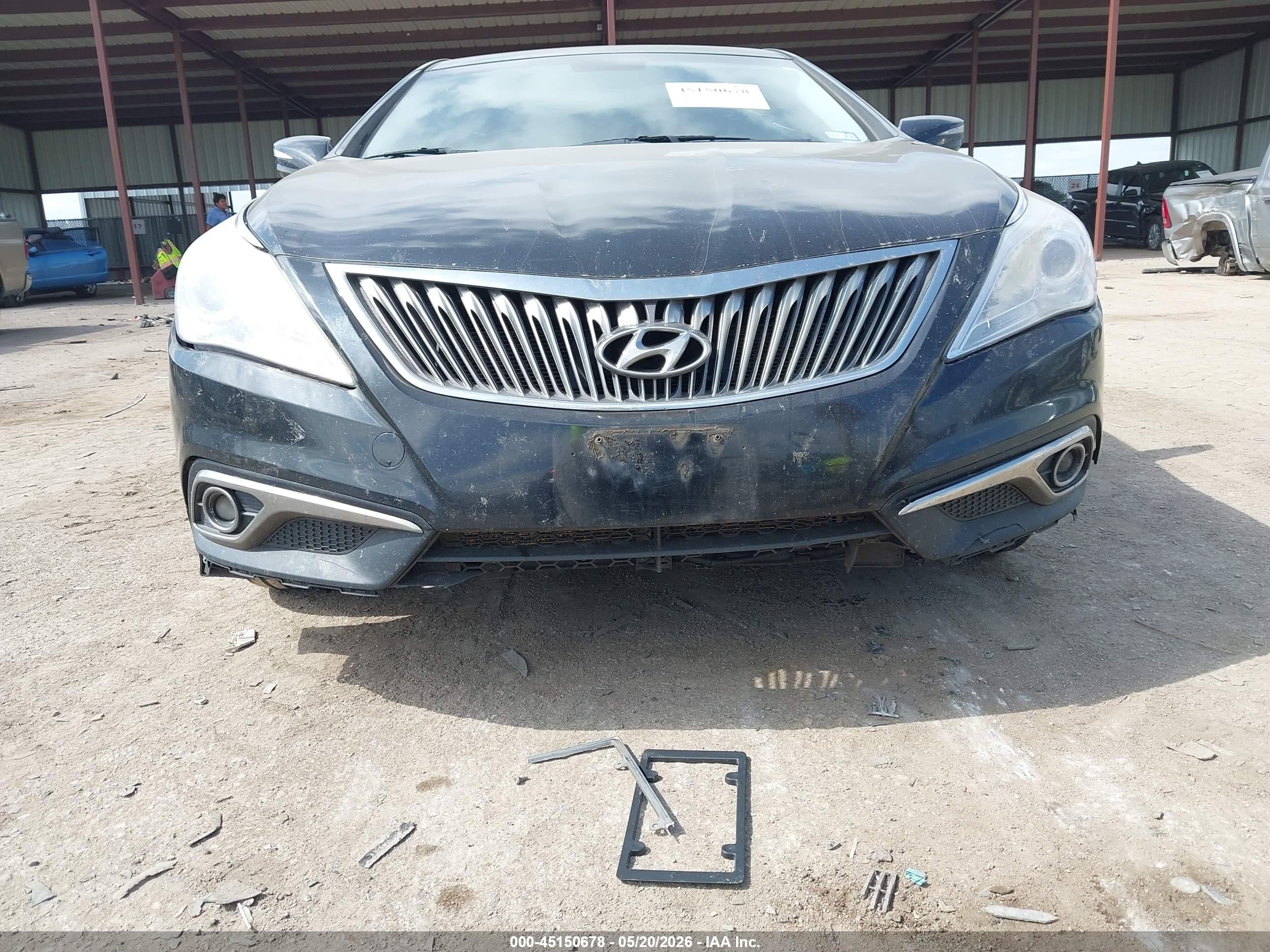 2015 Hyundai Azera   Черный vin: KMHFG4JG1FA453051