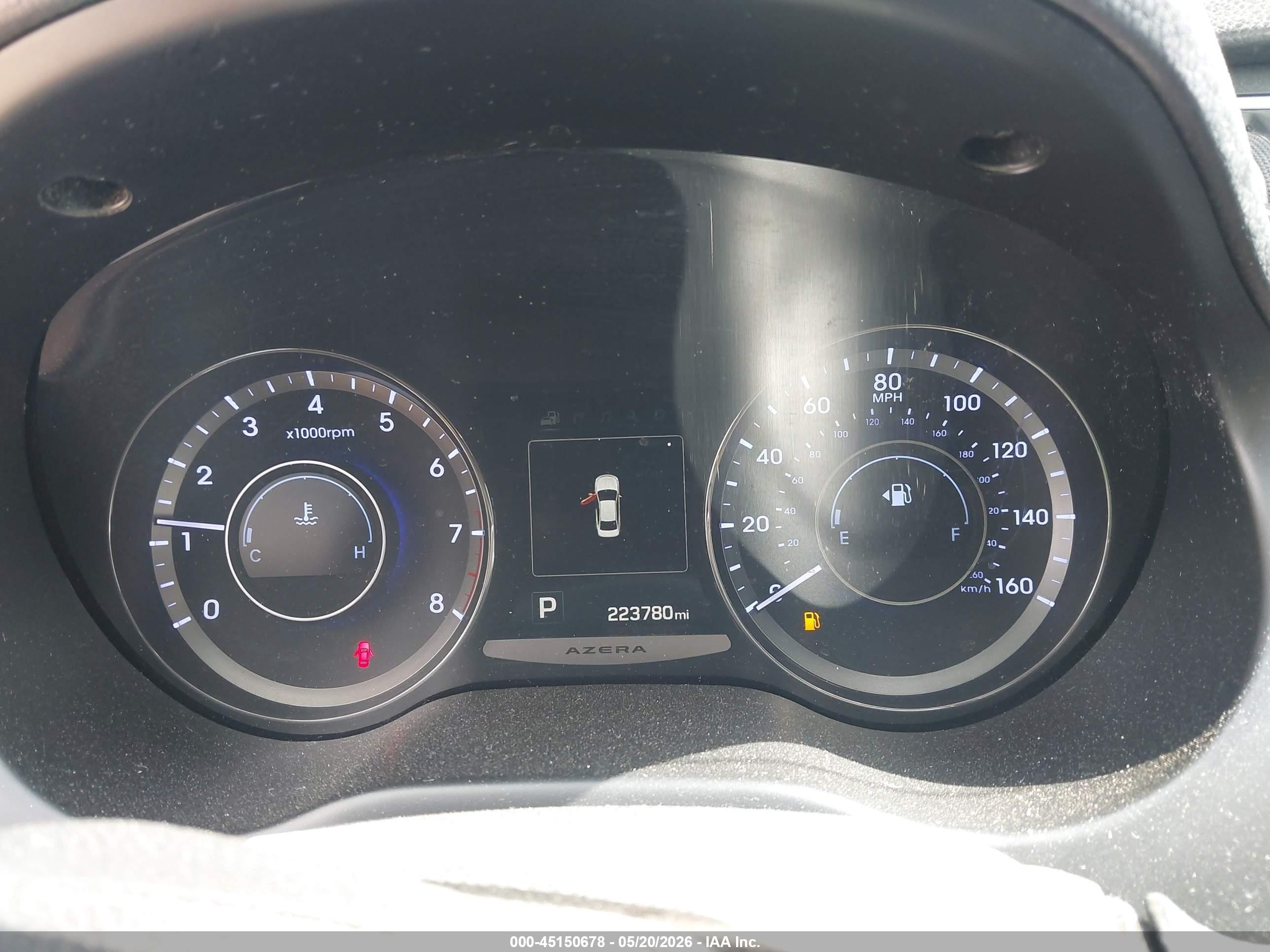 2015 Hyundai Azera   Черный vin: KMHFG4JG1FA453051