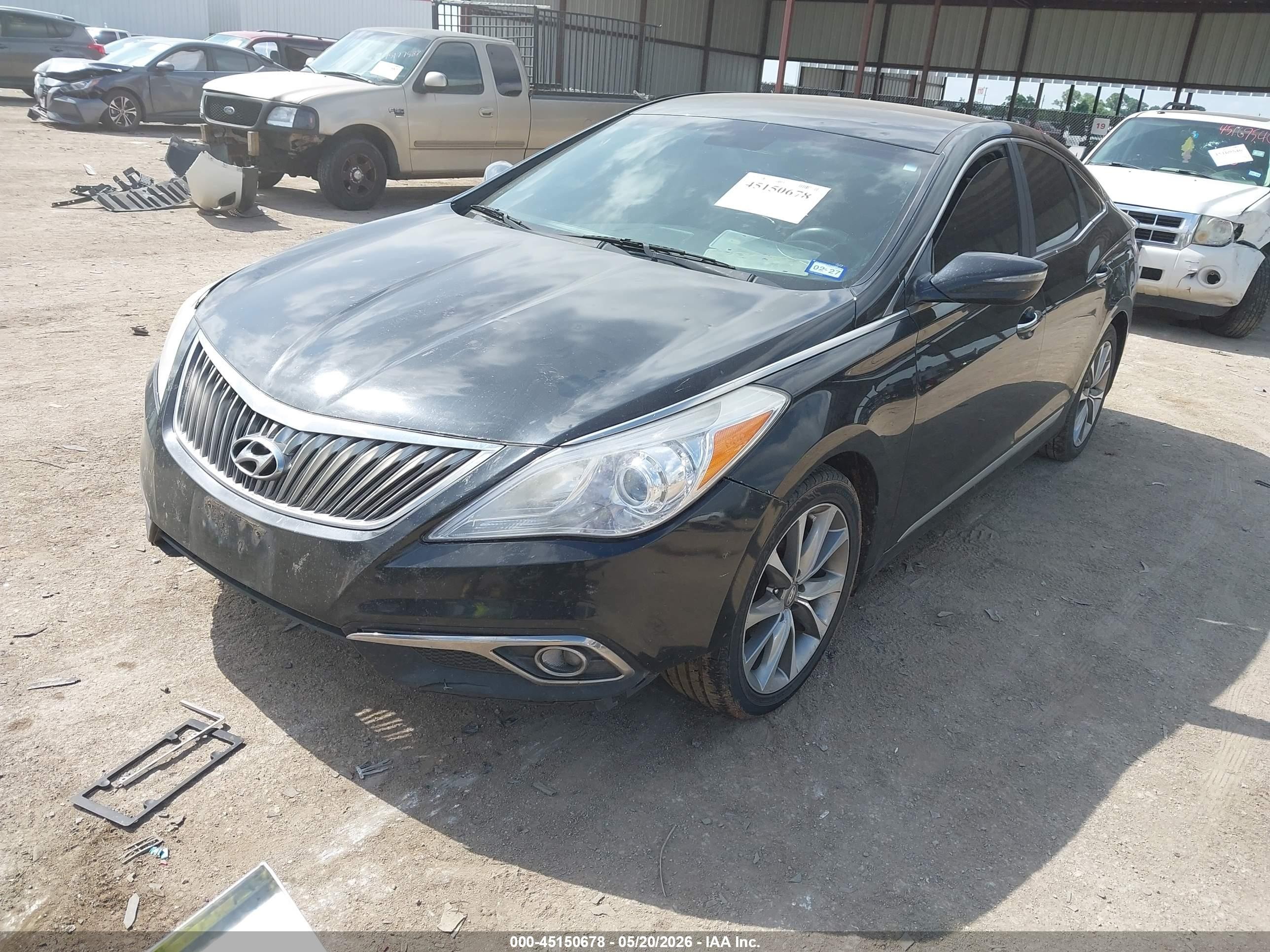 2015 Hyundai Azera   Черный vin: KMHFG4JG1FA453051
