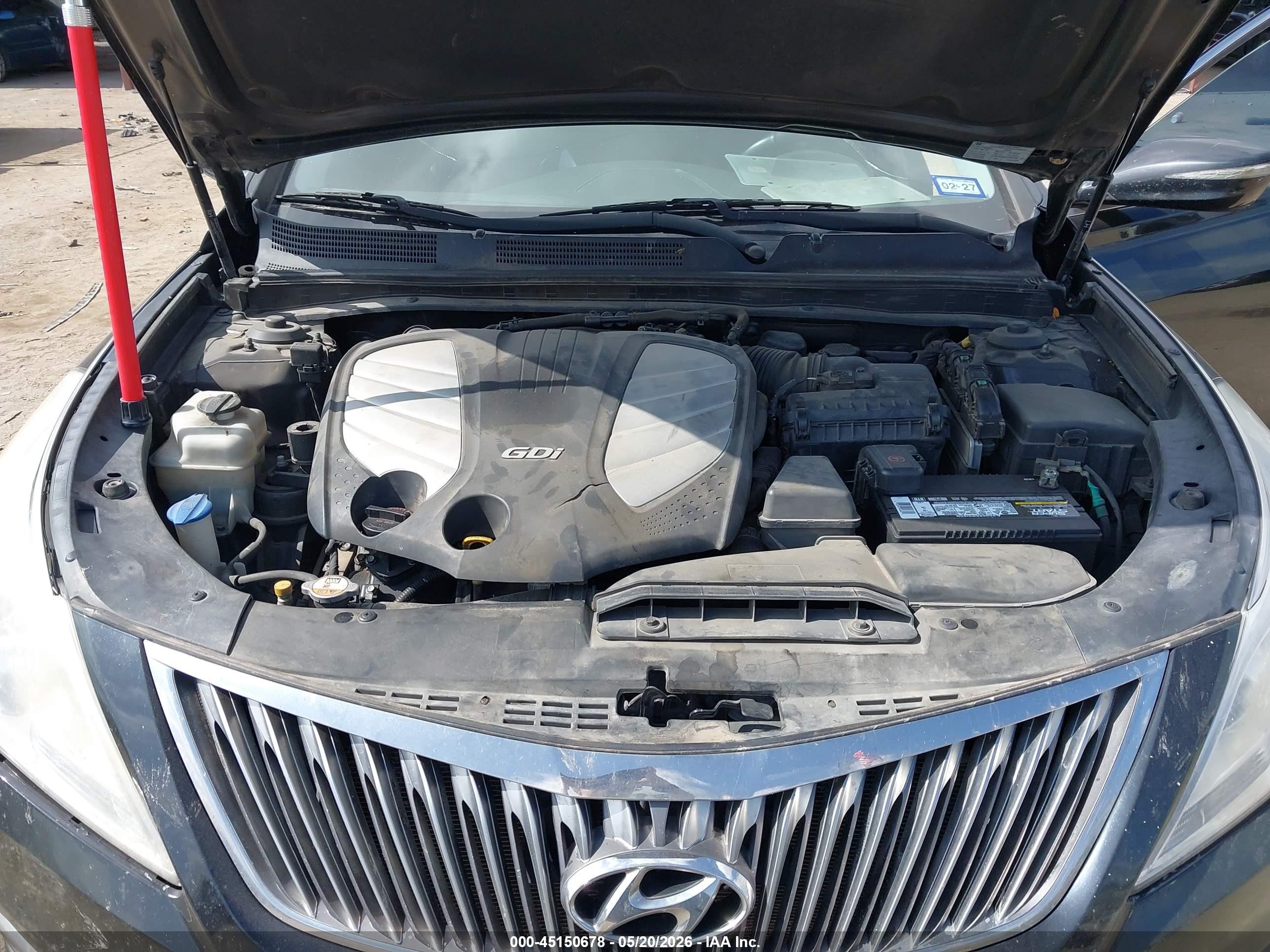 2015 Hyundai Azera   Черный vin: KMHFG4JG1FA453051