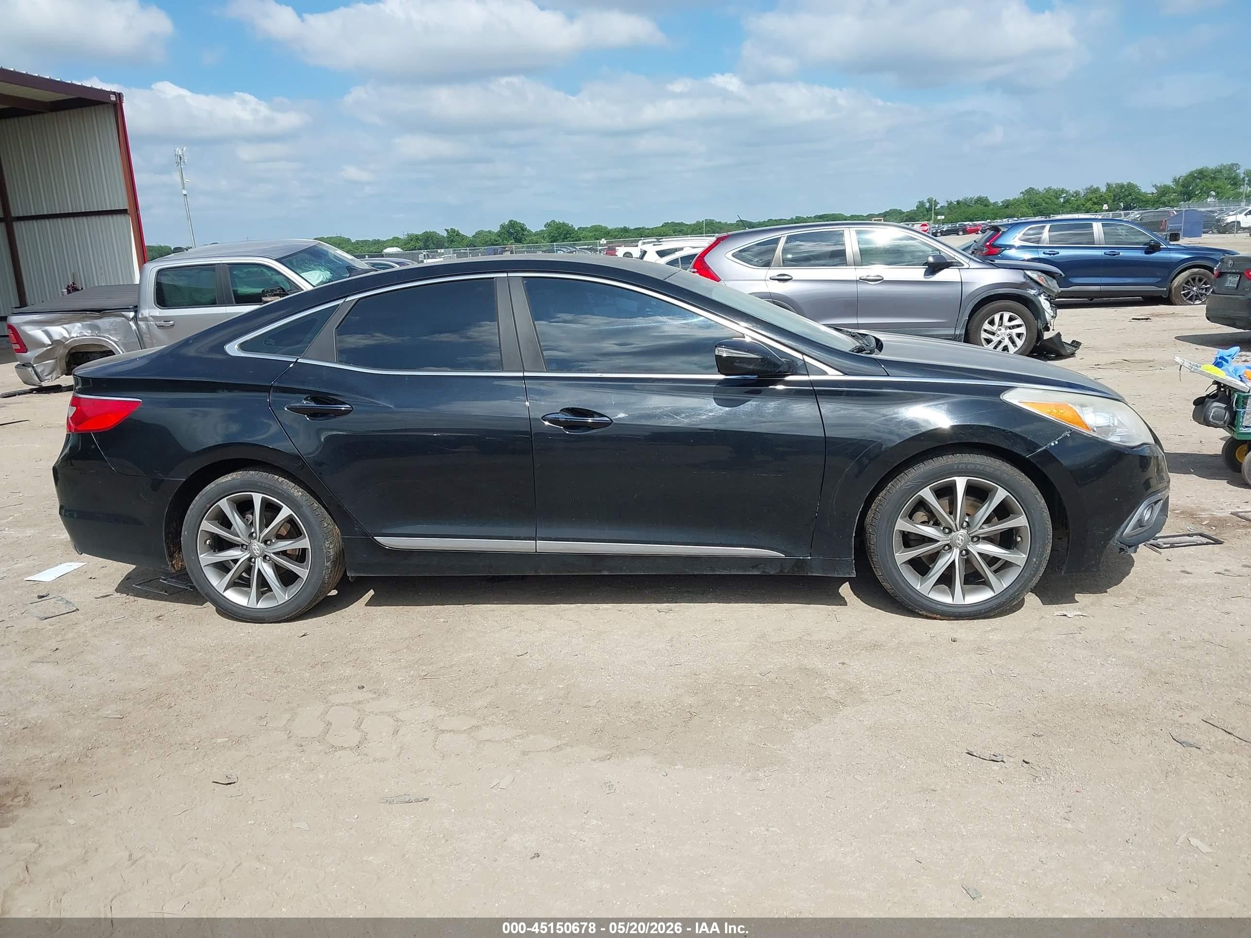 2015 Hyundai Azera   Черный vin: KMHFG4JG1FA453051