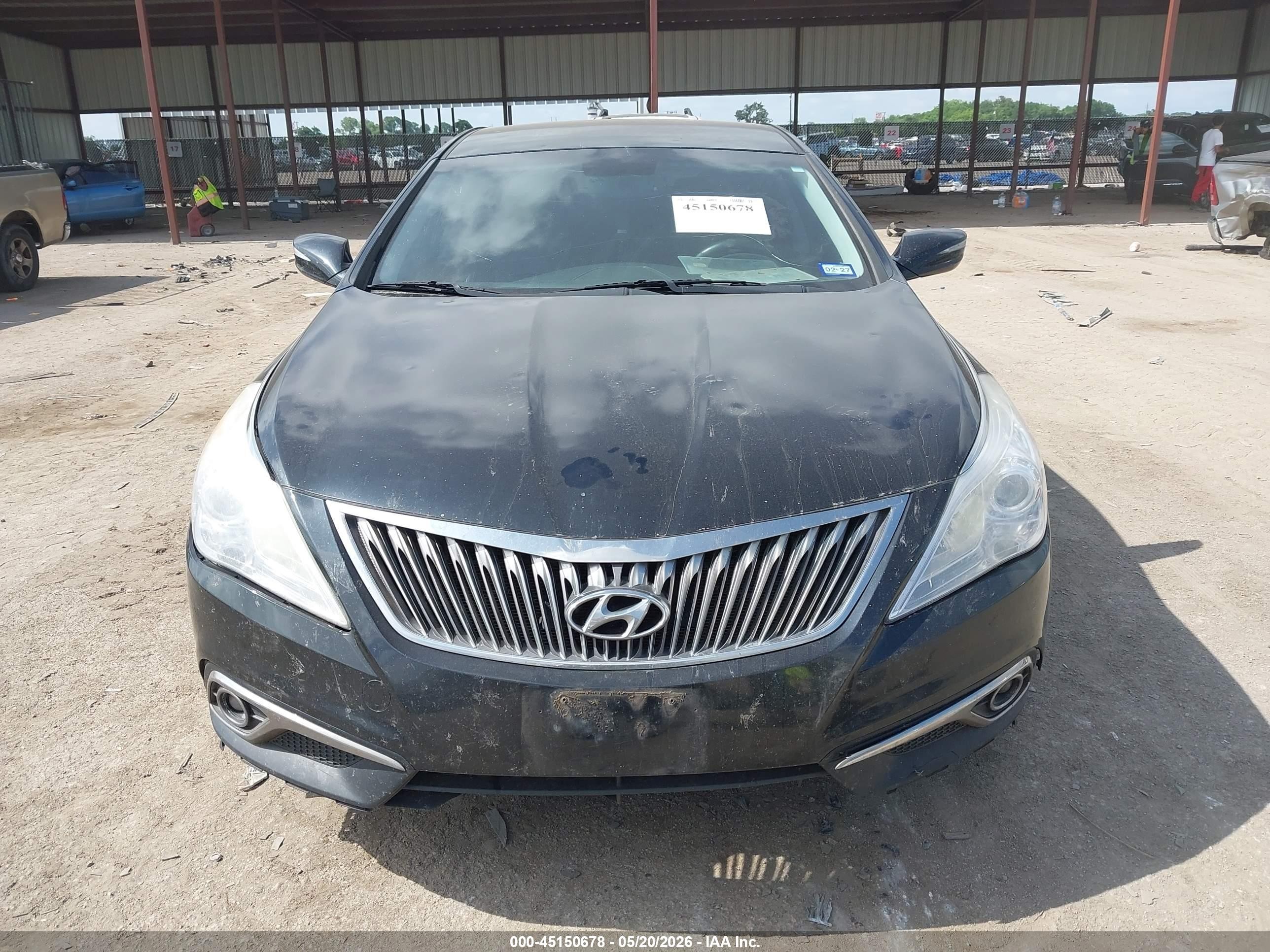 2015 Hyundai Azera   Черный vin: KMHFG4JG1FA453051