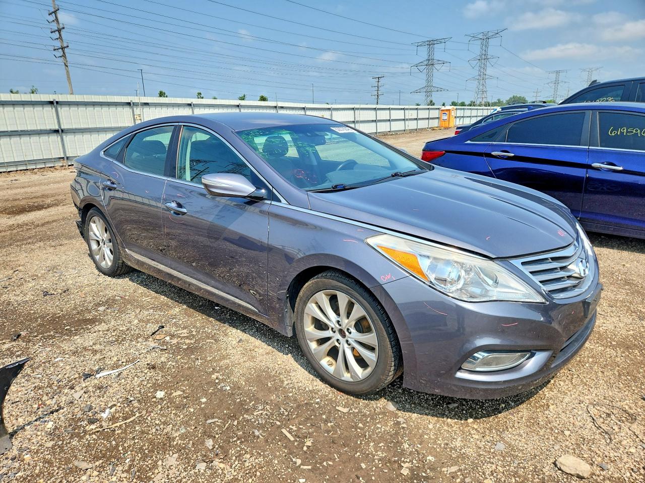 2012 Hyundai Azera Base Silver vin: KMHFG4JG2CA161047
