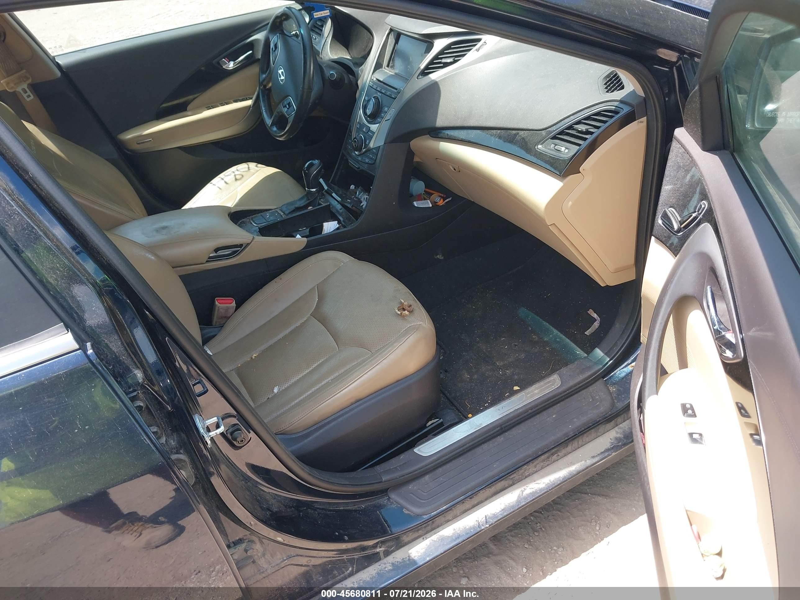 2012 Hyundai Azera   Blue vin: KMHFG4JG2CA172212