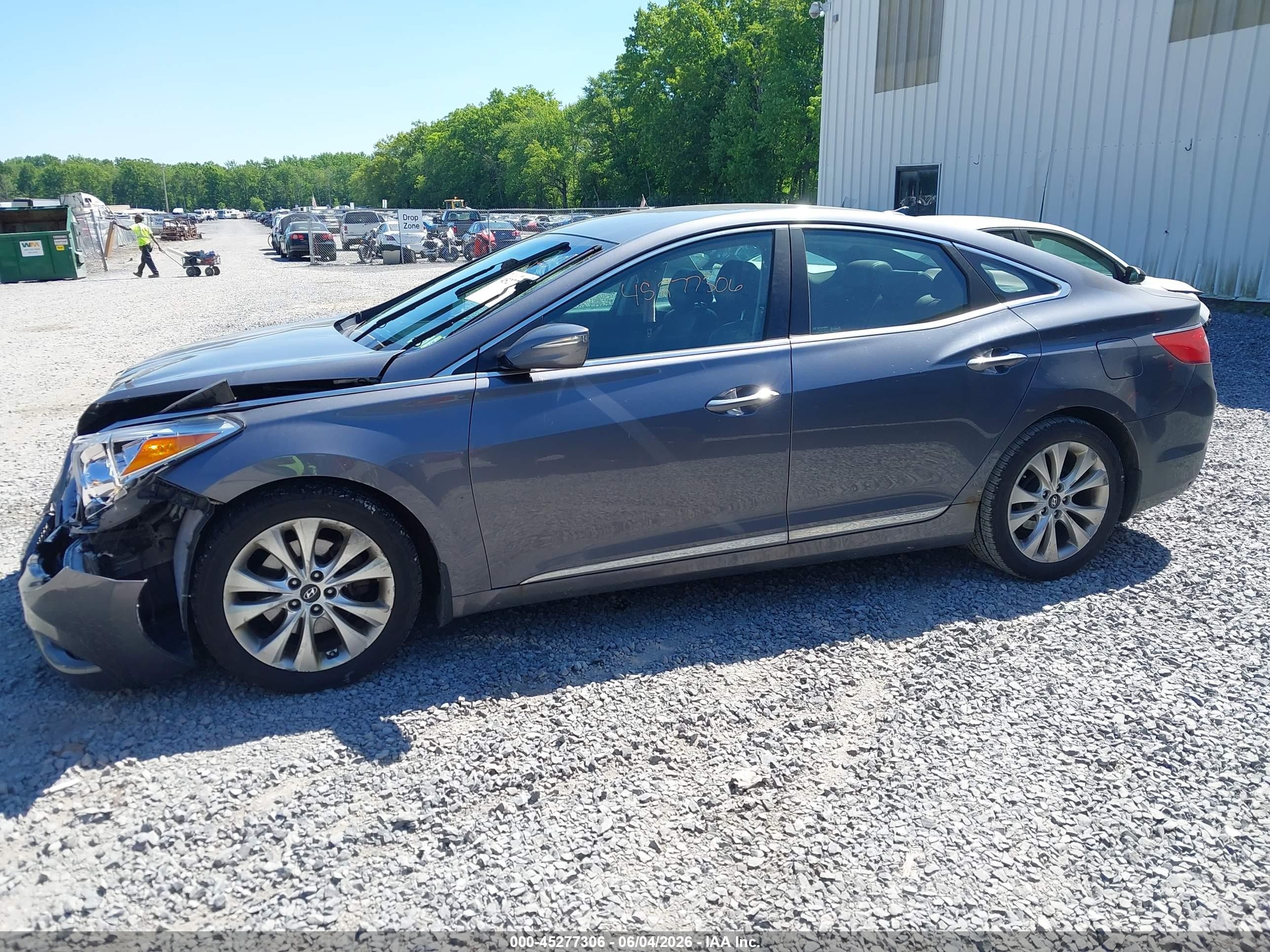 2013 Hyundai Azera   Gray vin: KMHFG4JG2DA202813