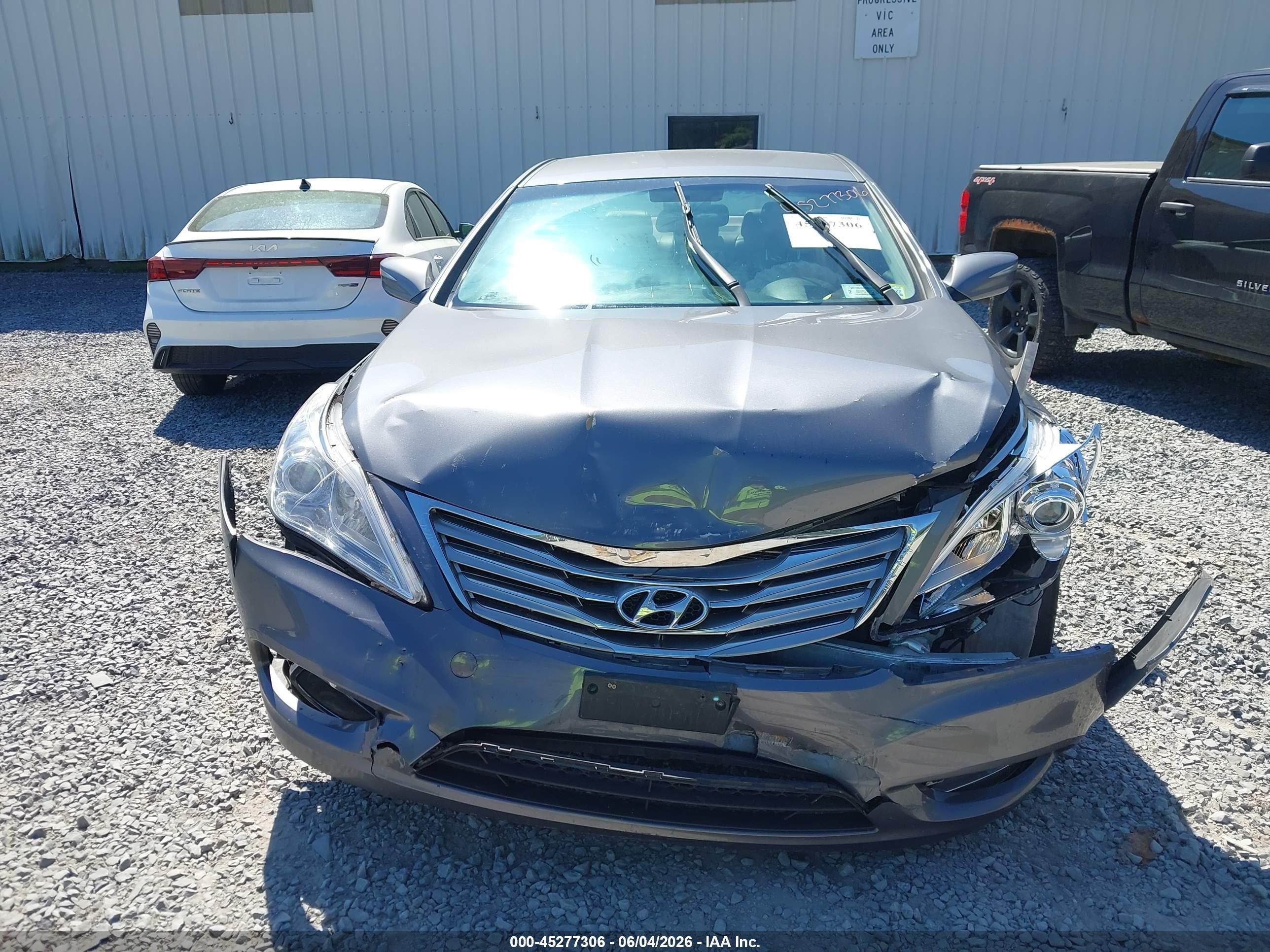2013 Hyundai Azera   Gray vin: KMHFG4JG2DA202813