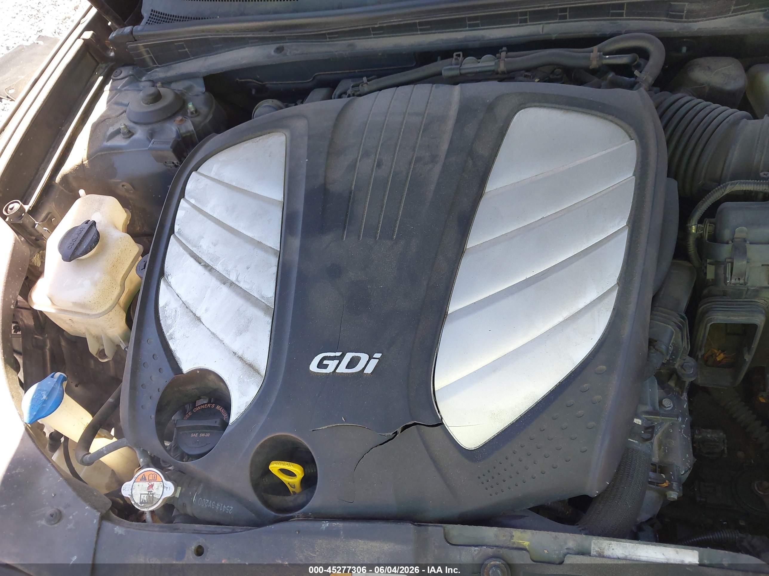 2013 Hyundai Azera   Gray vin: KMHFG4JG2DA202813