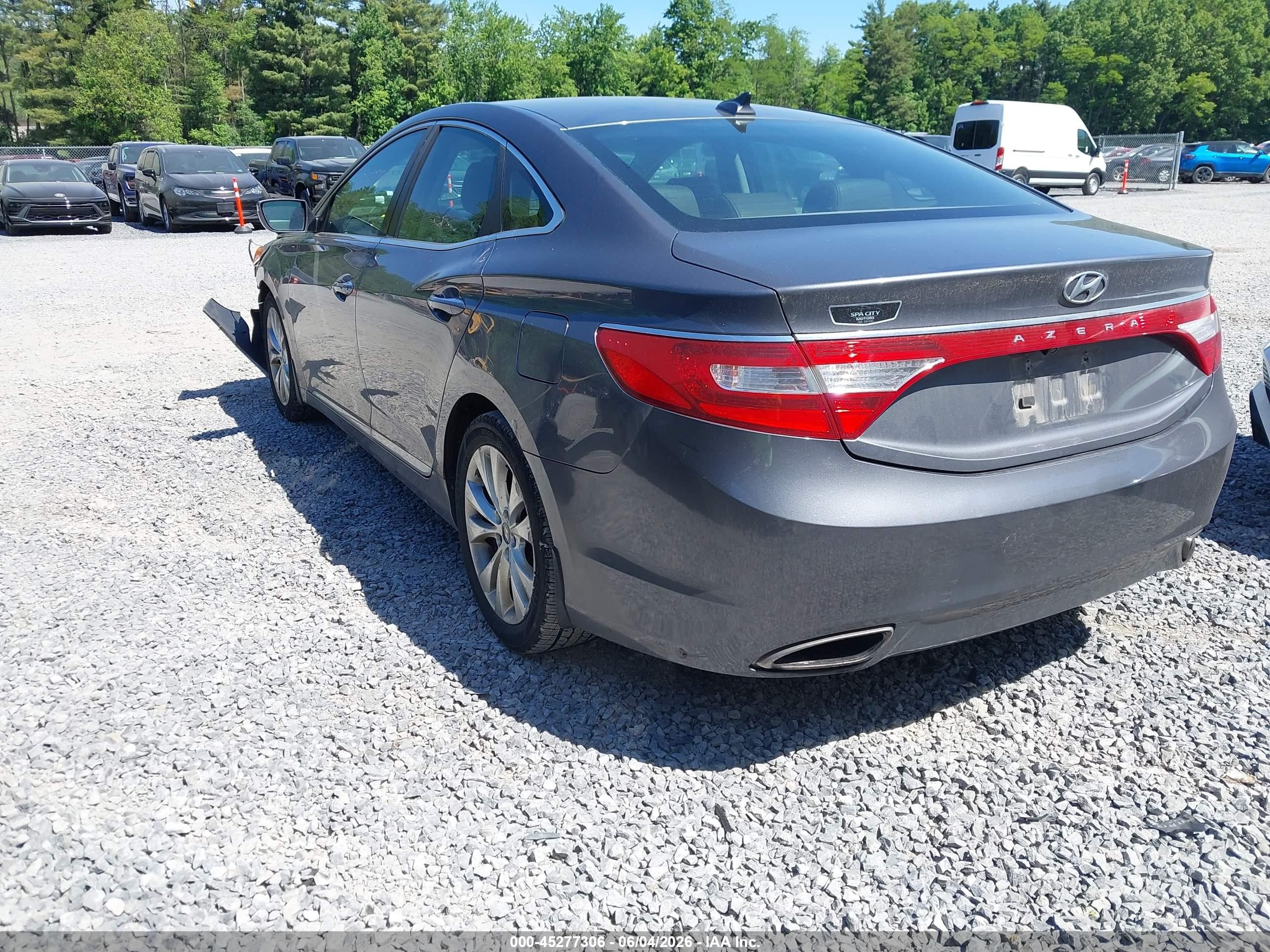 2013 Hyundai Azera   Gray vin: KMHFG4JG2DA202813