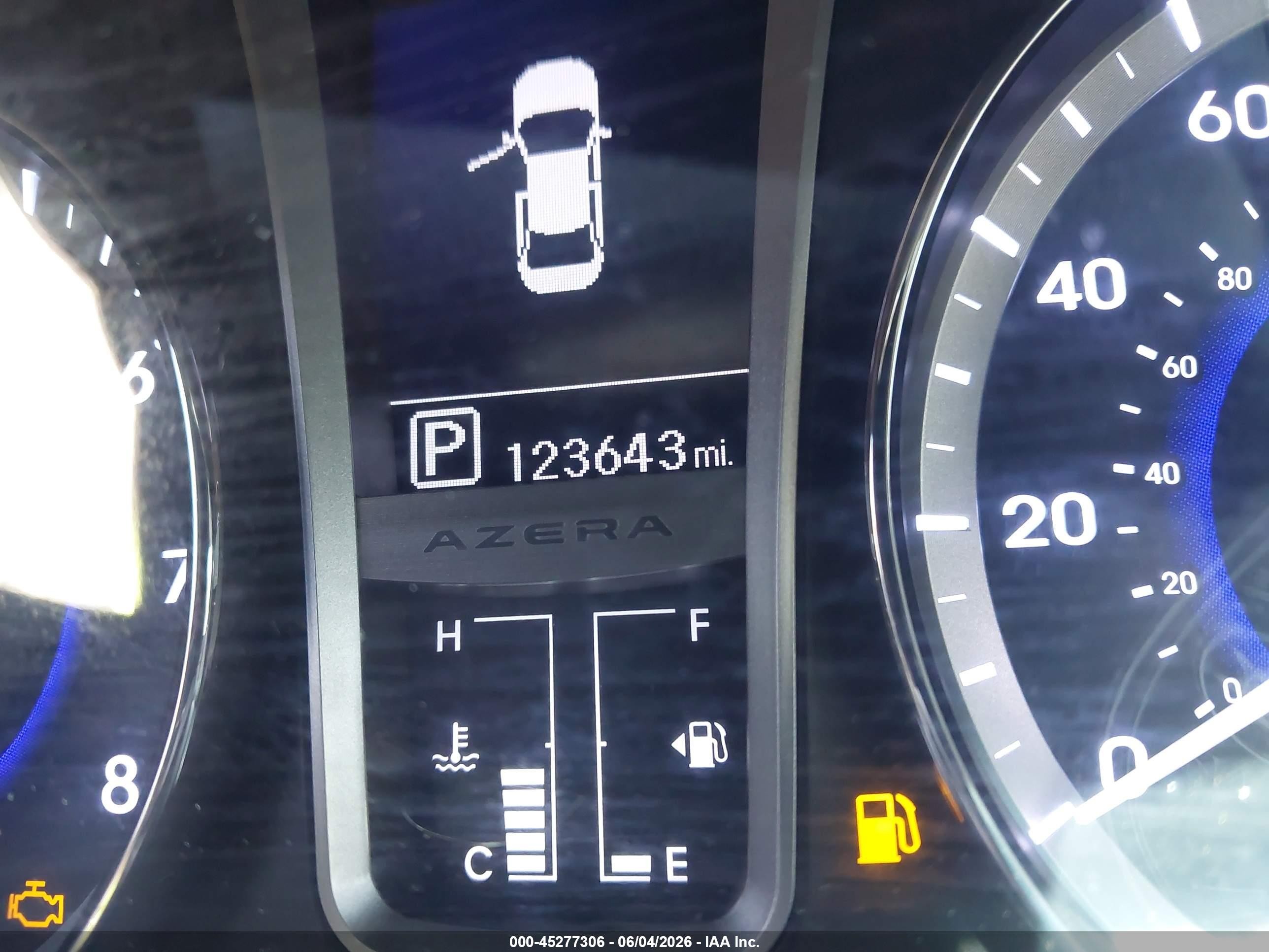 2013 Hyundai Azera   Gray vin: KMHFG4JG2DA202813