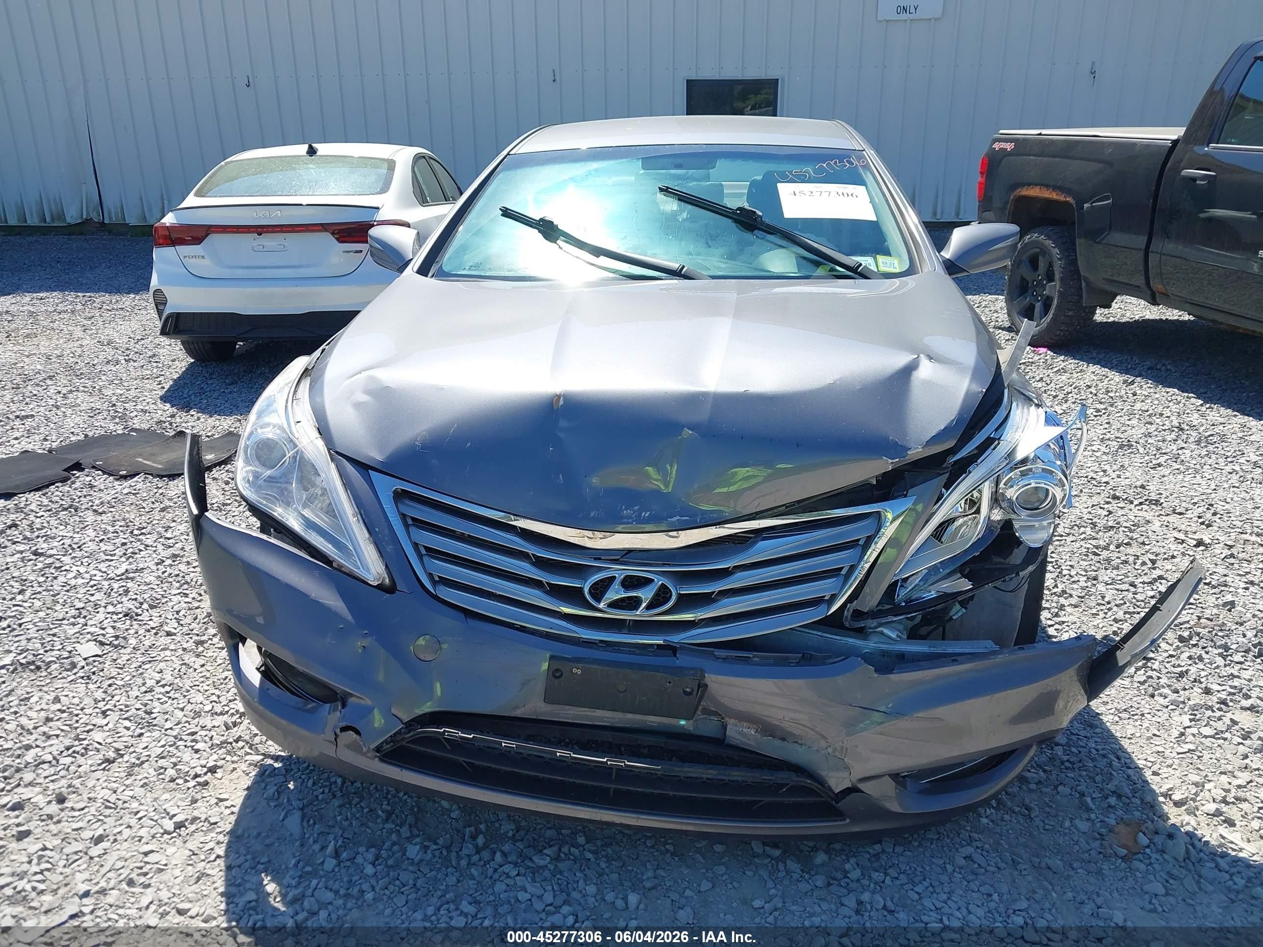 2013 Hyundai Azera   Gray vin: KMHFG4JG2DA202813