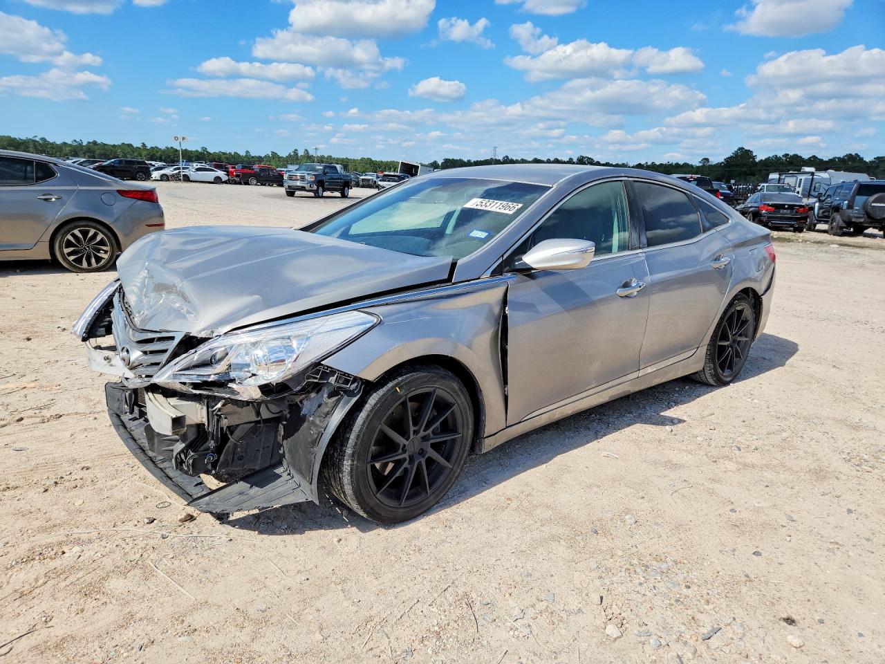 2014 Hyundai Azera Base Gray vin: KMHFG4JG2EA349263