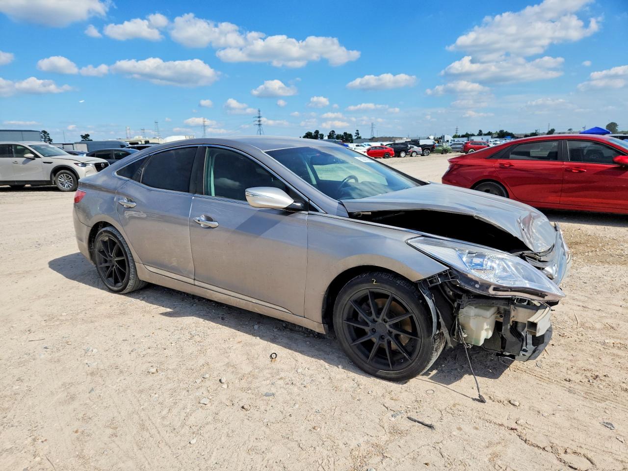 2014 Hyundai Azera Base Gray vin: KMHFG4JG2EA349263