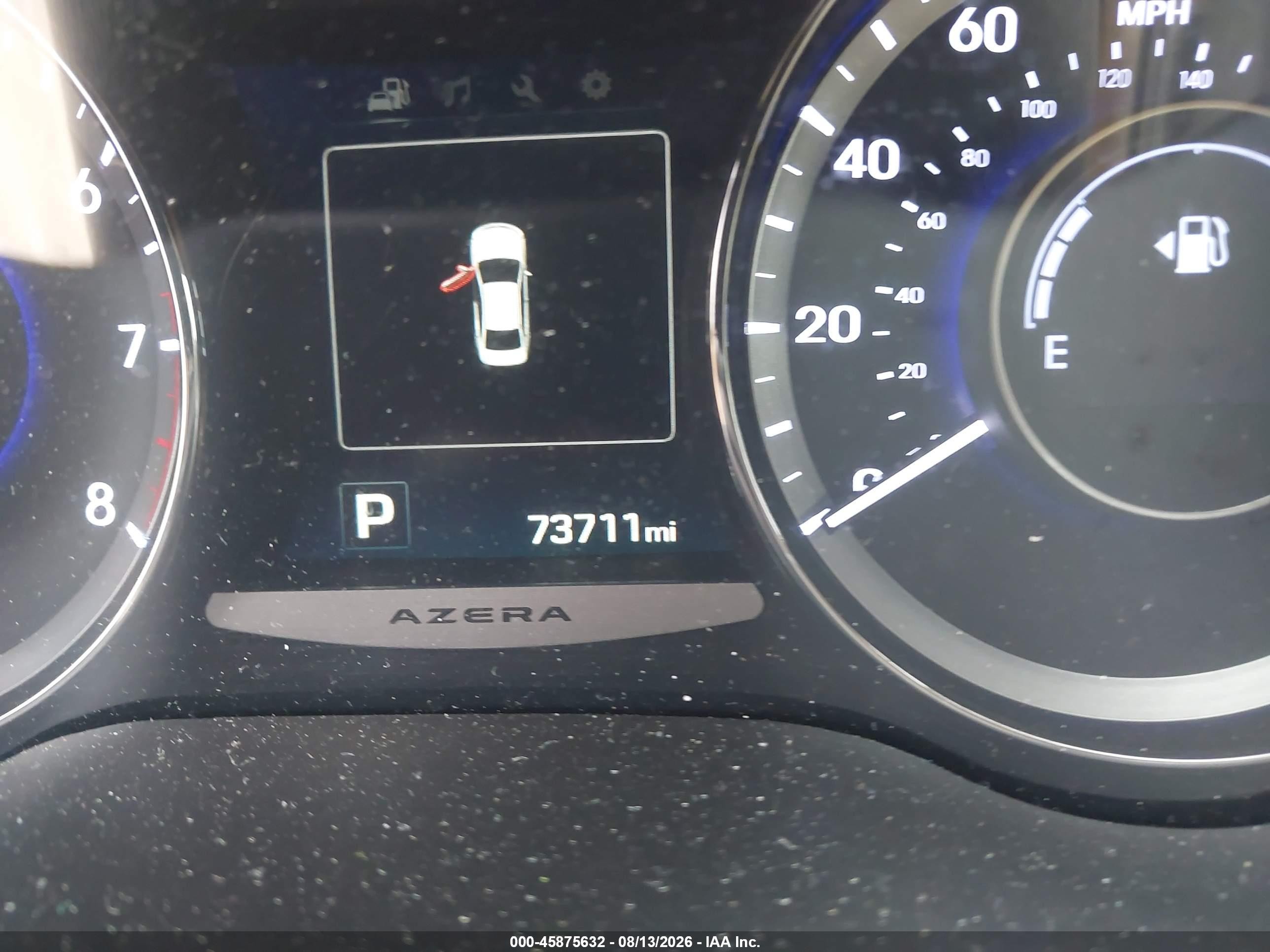 2016 Hyundai Azera   Black vin: KMHFG4JG2GA555461