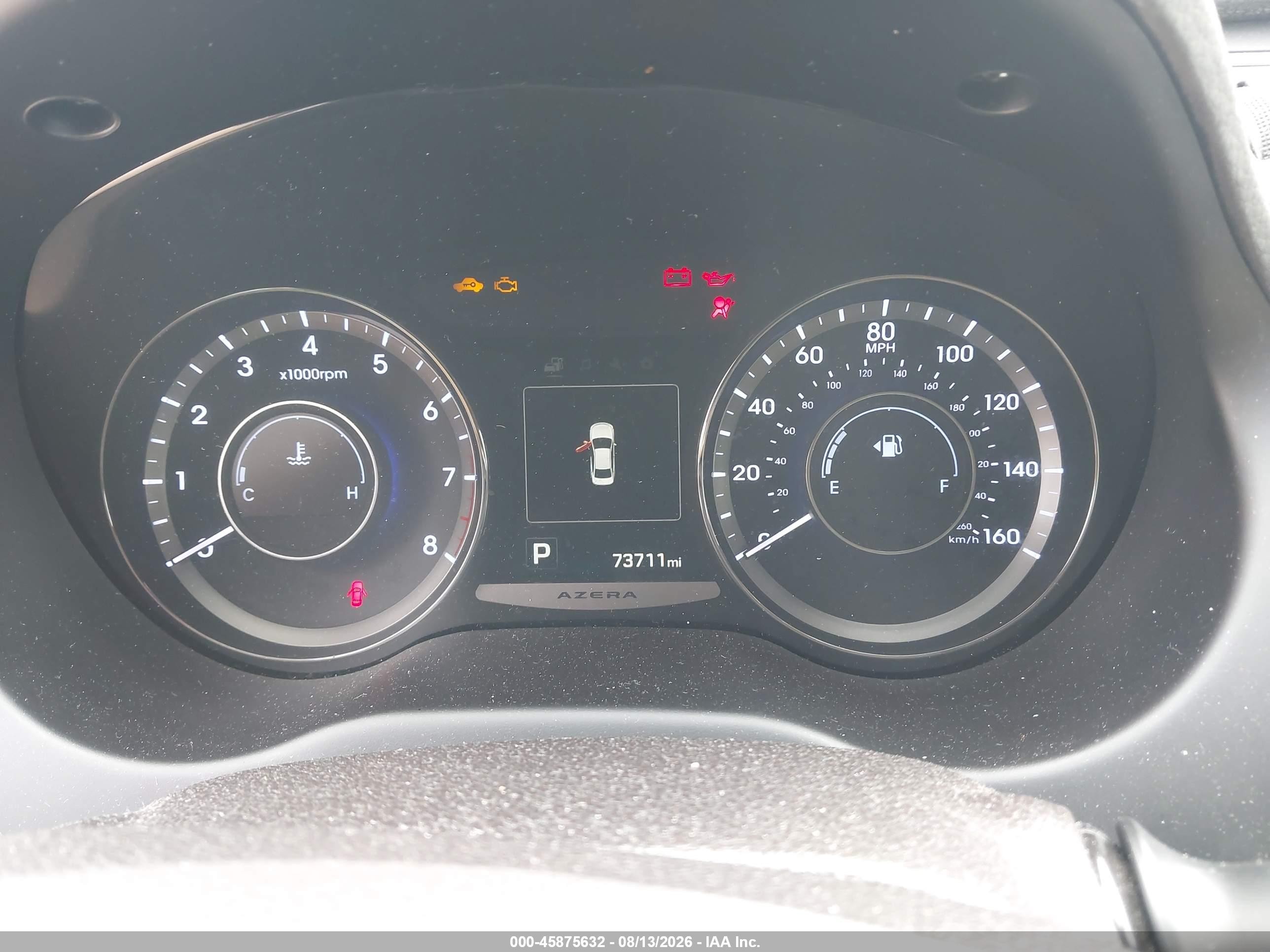 2016 Hyundai Azera   Black vin: KMHFG4JG2GA555461