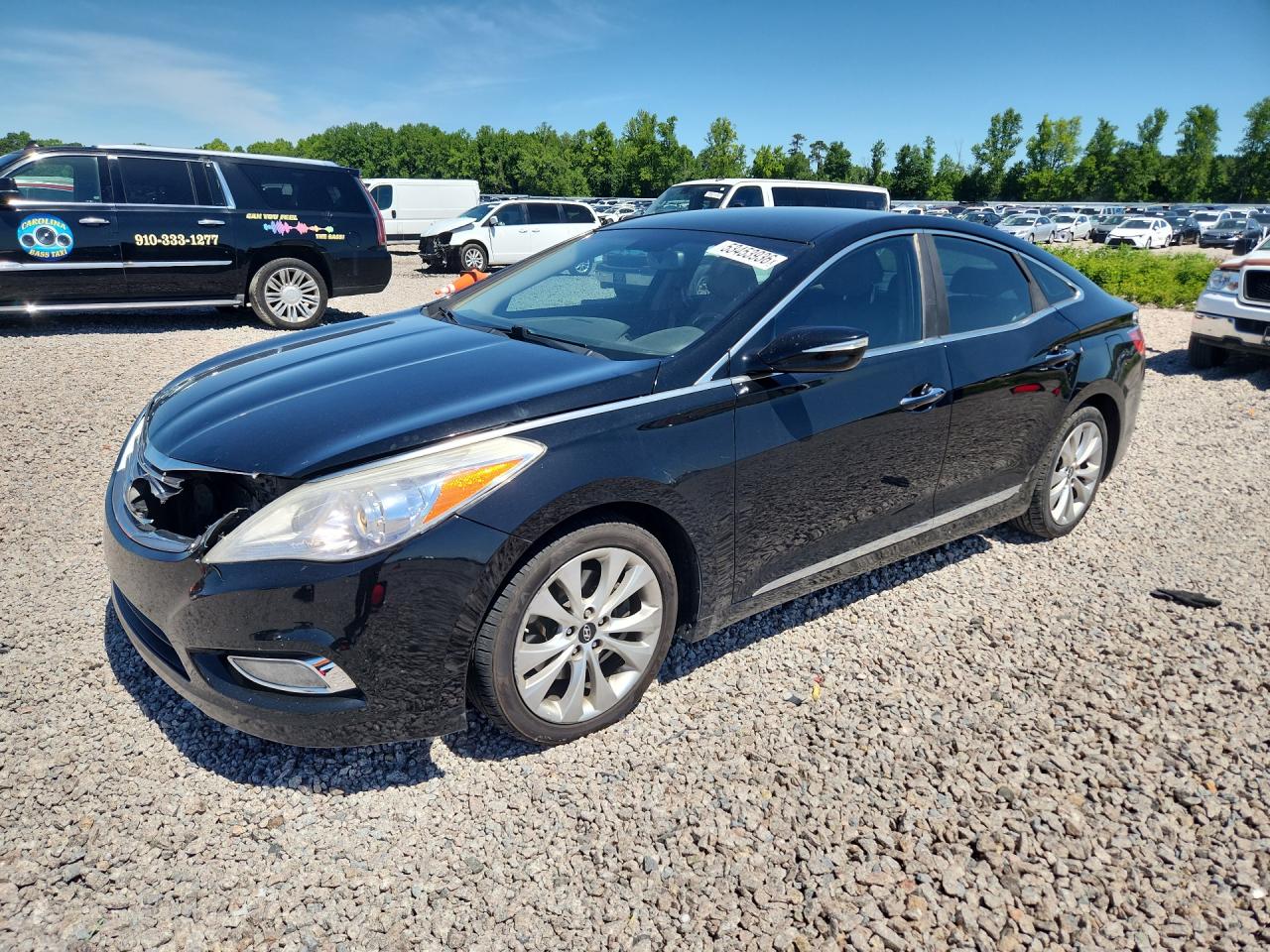 2013 Hyundai Azera Base Black vin: KMHFG4JG3DA204909