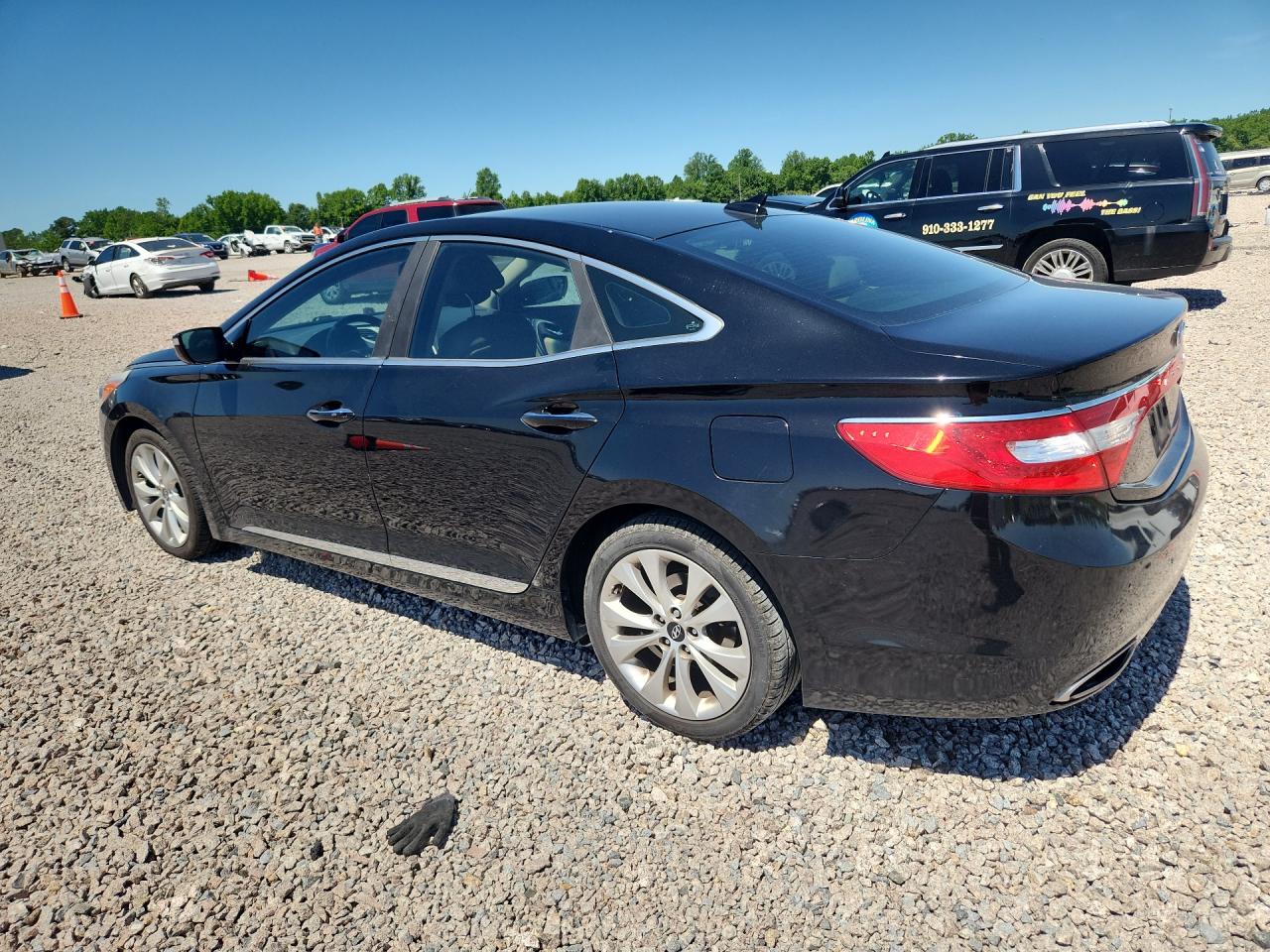 2013 Hyundai Azera Base Black vin: KMHFG4JG3DA204909