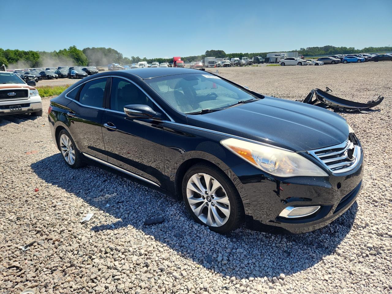2013 Hyundai Azera Base Black vin: KMHFG4JG3DA204909