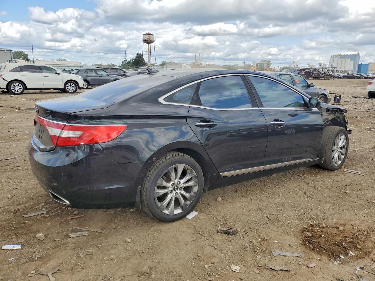 2013 Hyundai Azera Base Черный vin: KMHFG4JG3DA217398